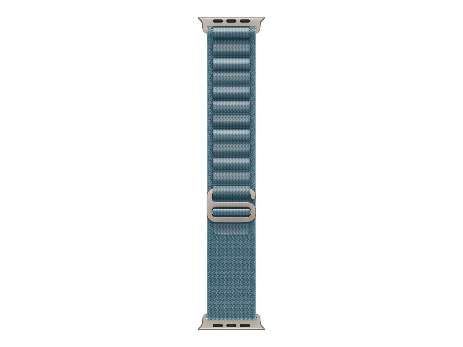 Apple Watch 49mm Natural Titanium Alpine Loop (light blue) Reim
