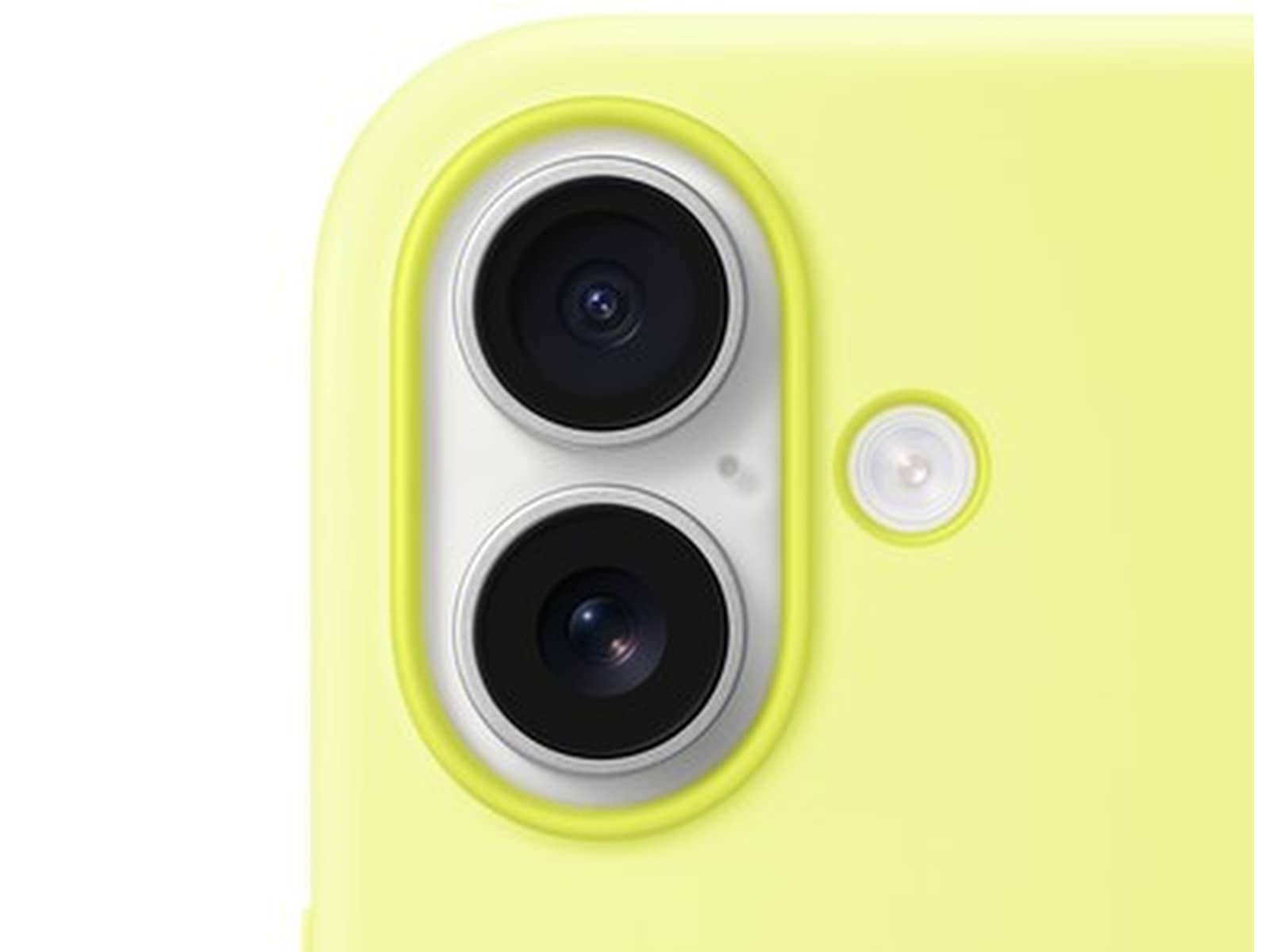 Apple iPhone 17 silikondeksel (neongul) Mobildeksel