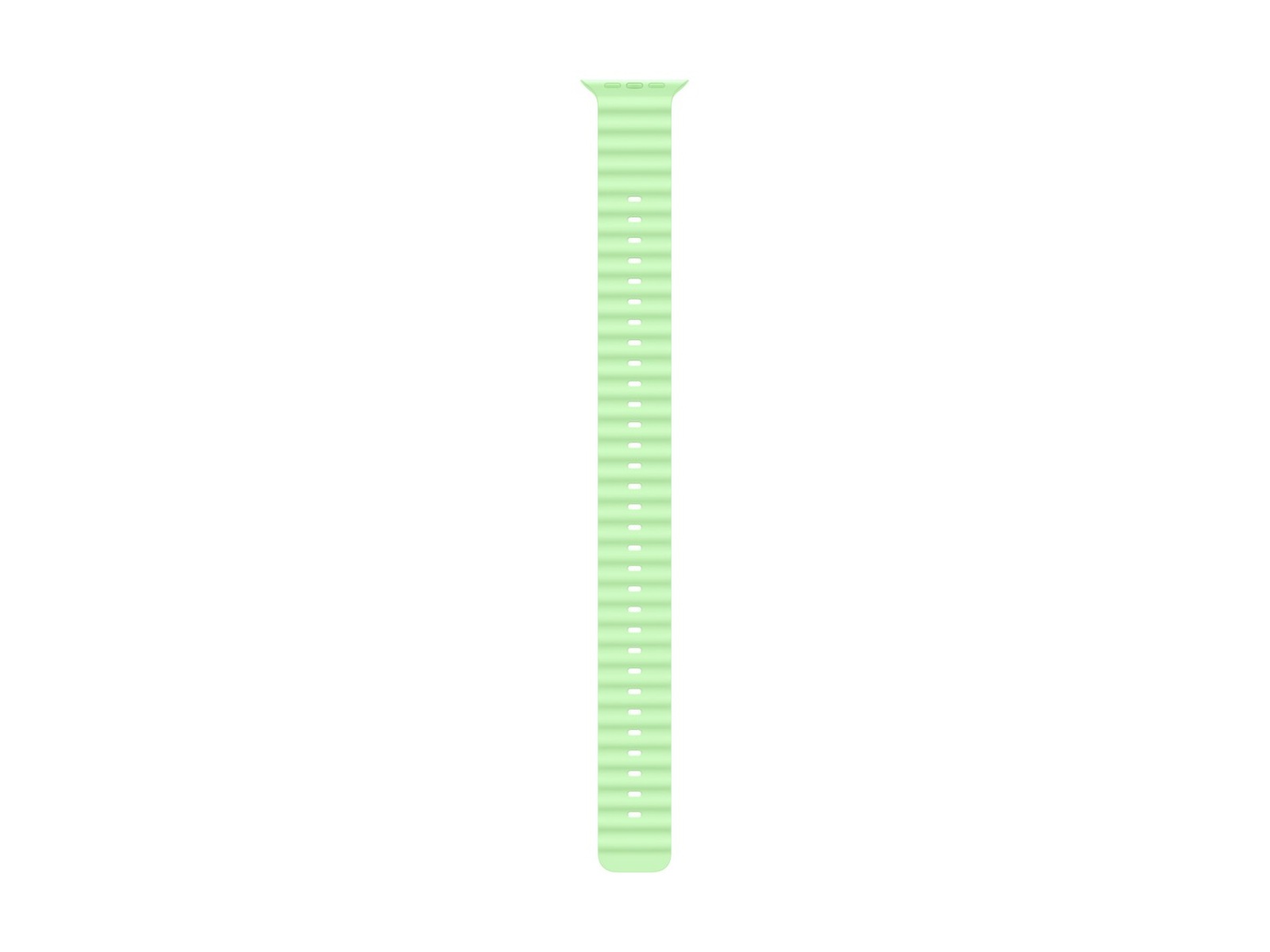 Apple Watch 49mm Natural Titanium Ocean Band Extension (neon green) Reim