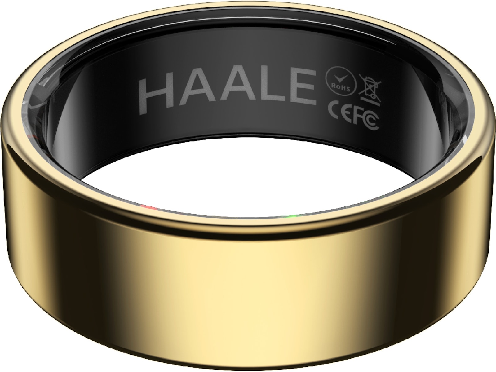 Haale II Smart Ring str. 8 (gull) -B-Grade Demo tilbehør til mobiler & klokker