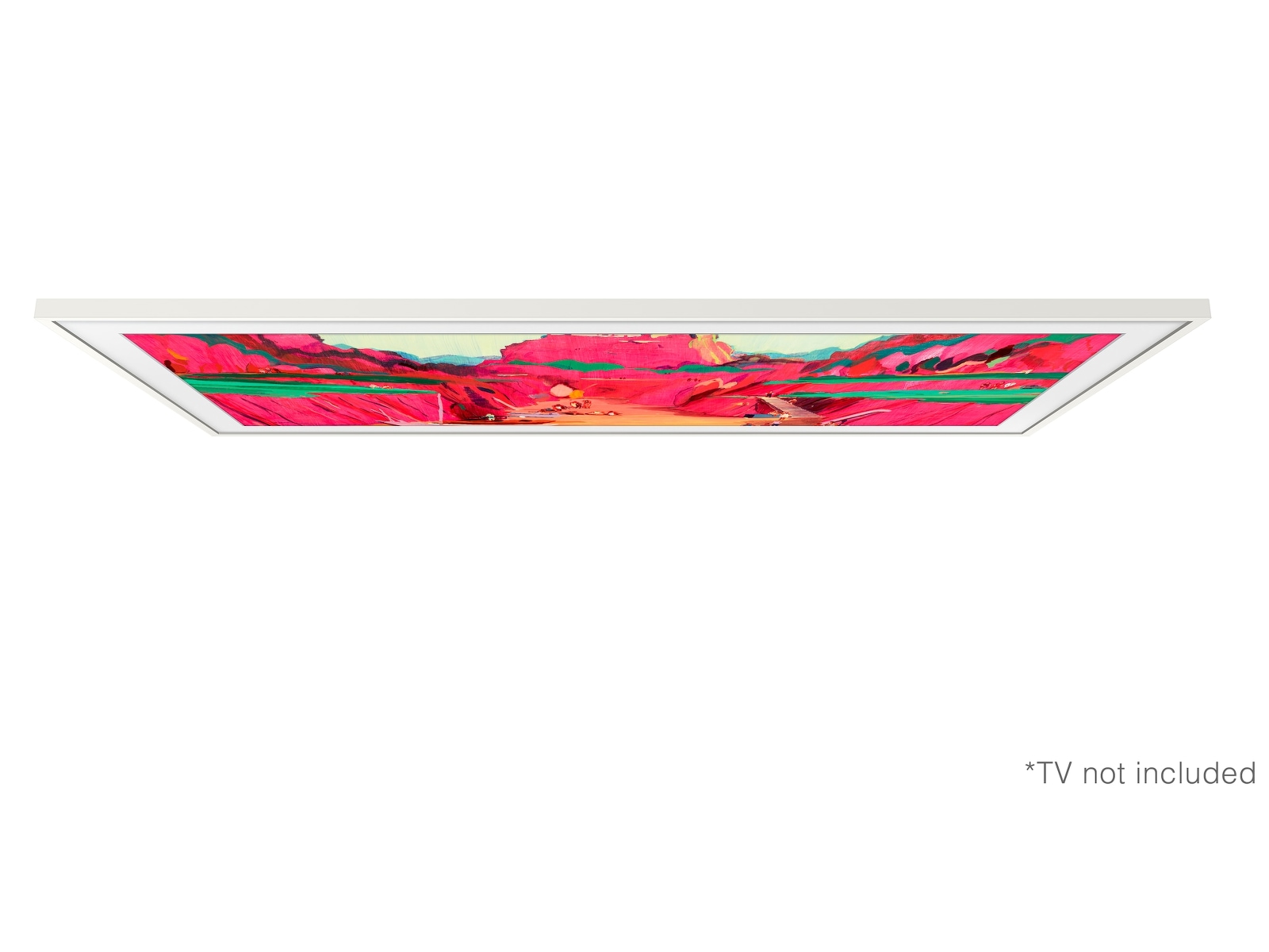 Samsung 85" ramme til The Frame og The Frame Pro (2021-2025, Hvit) TV-ramme & tilbehør