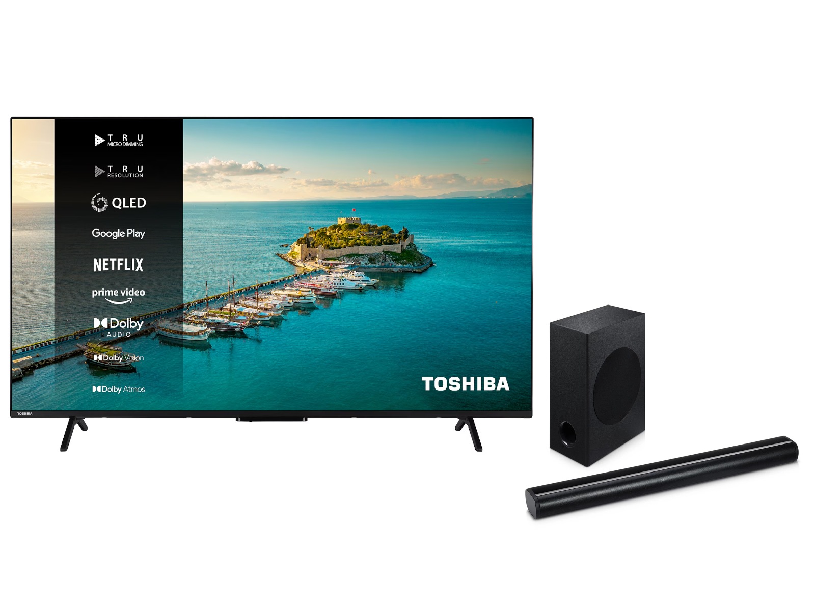 Toshiba 55" Smart TV 55QA2F63DG 50 - 59 tommer TV