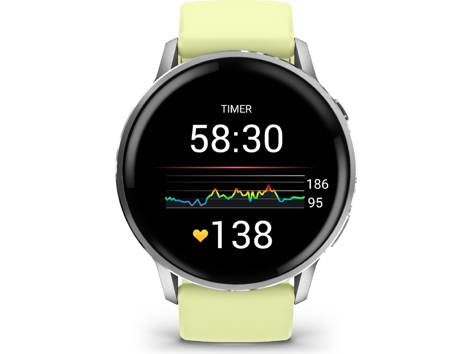 Garmin Venu 4 45mm GPS (silver/citron) Smartklokker