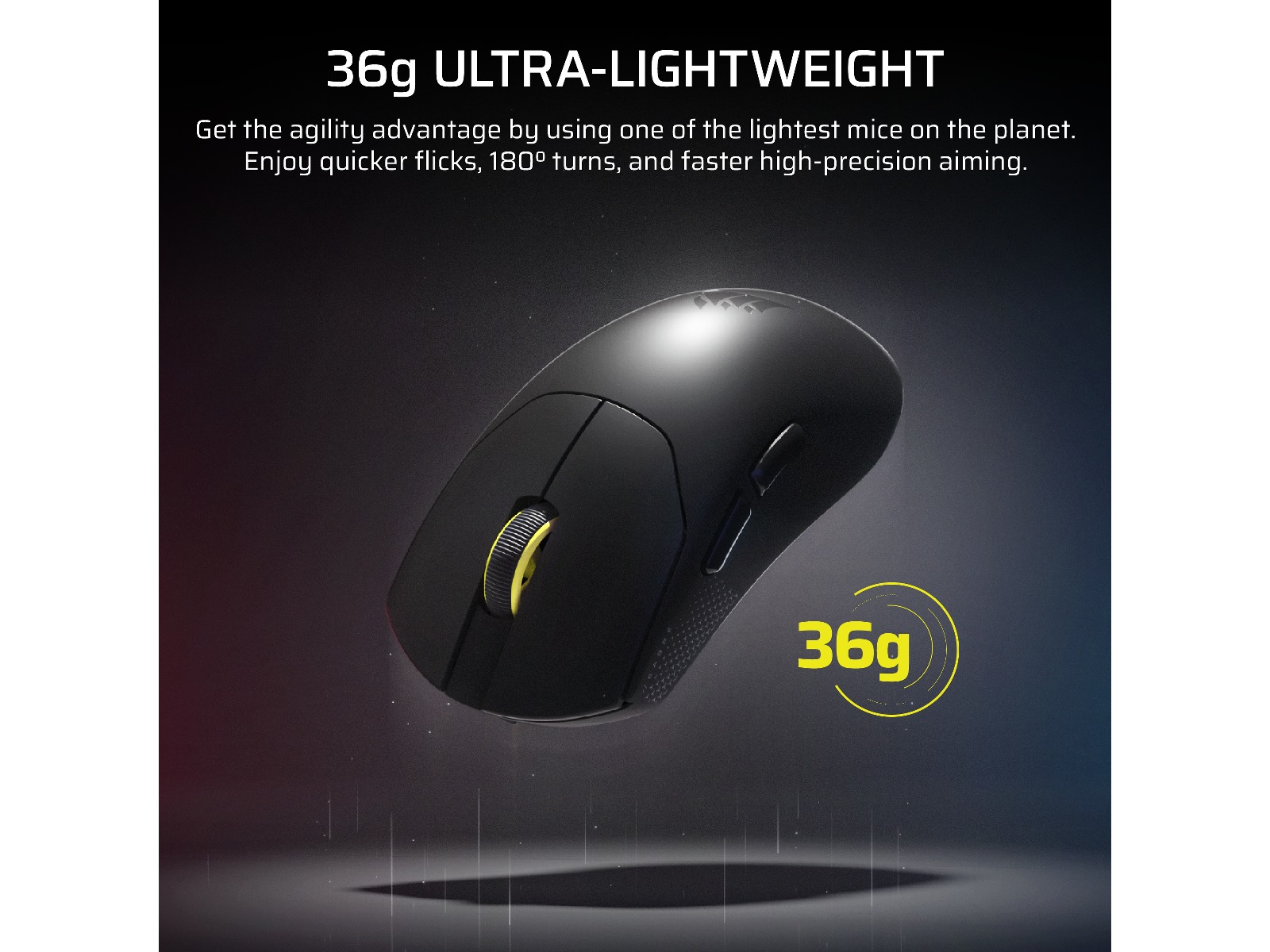 Corsair Sabre v2 Pro Ultralight Trådløs Gaming Mus (hvit) Gamingmus