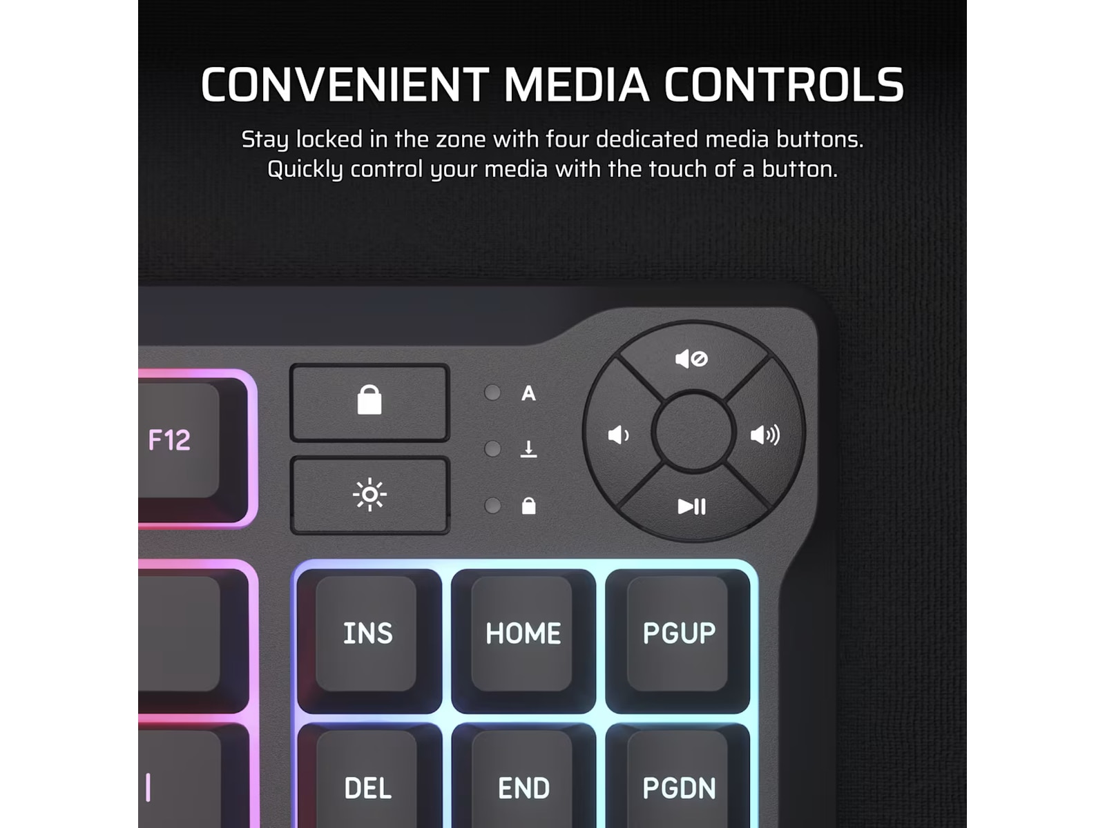 Corsair K55 CORE TKL RGB Gamingtastatur (sort) Gamingtastatur