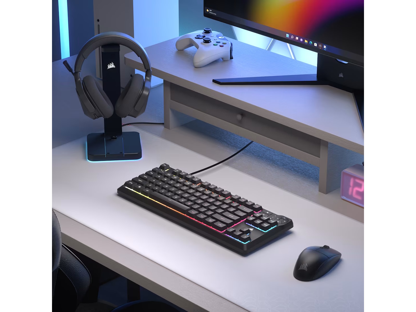 Corsair K55 CORE TKL RGB Gamingtastatur (sort) Gamingtastatur