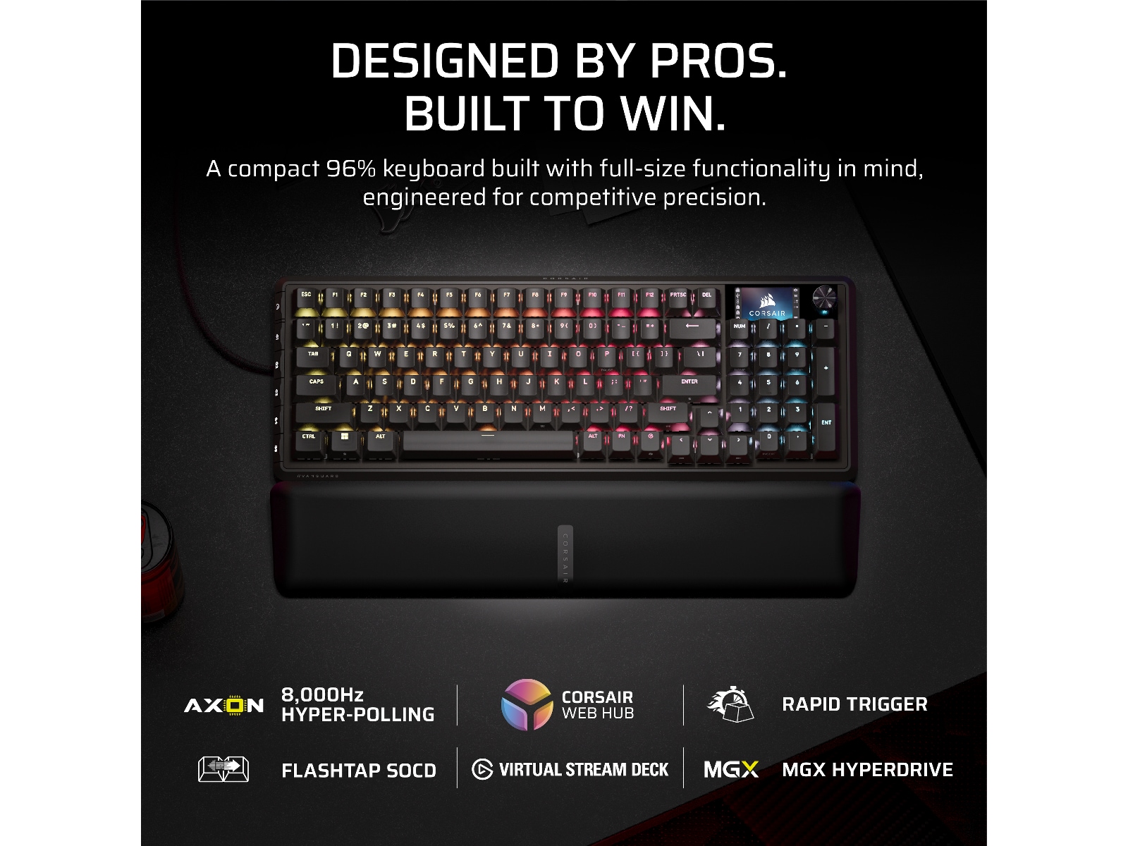 Corsair Vanguard PRO 96 RGB Gamingtastatur Gamingtastatur