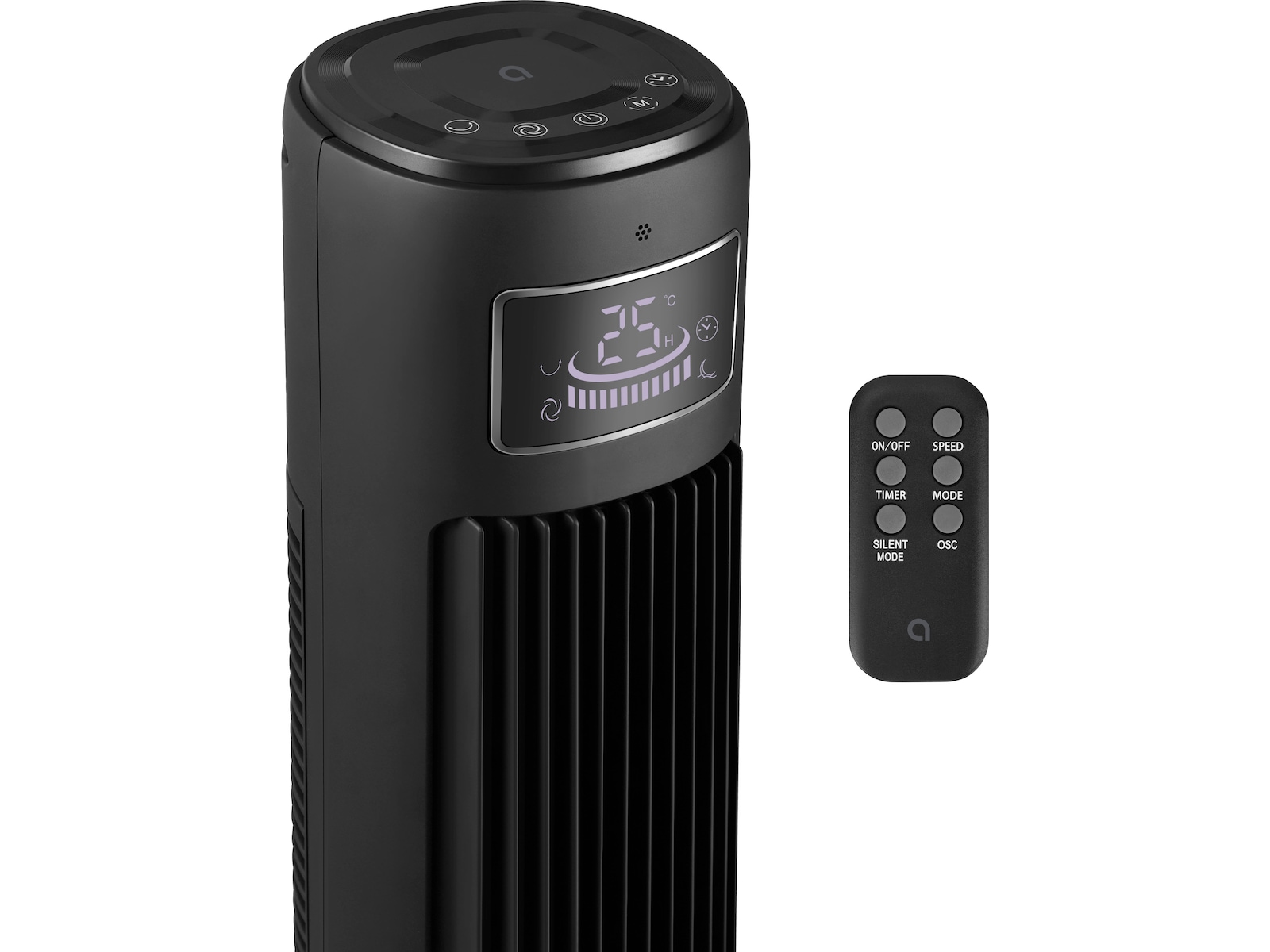 Andersson TRF-F3000 Tårnvifte med LED-display (sort) Vifter & vifteovn