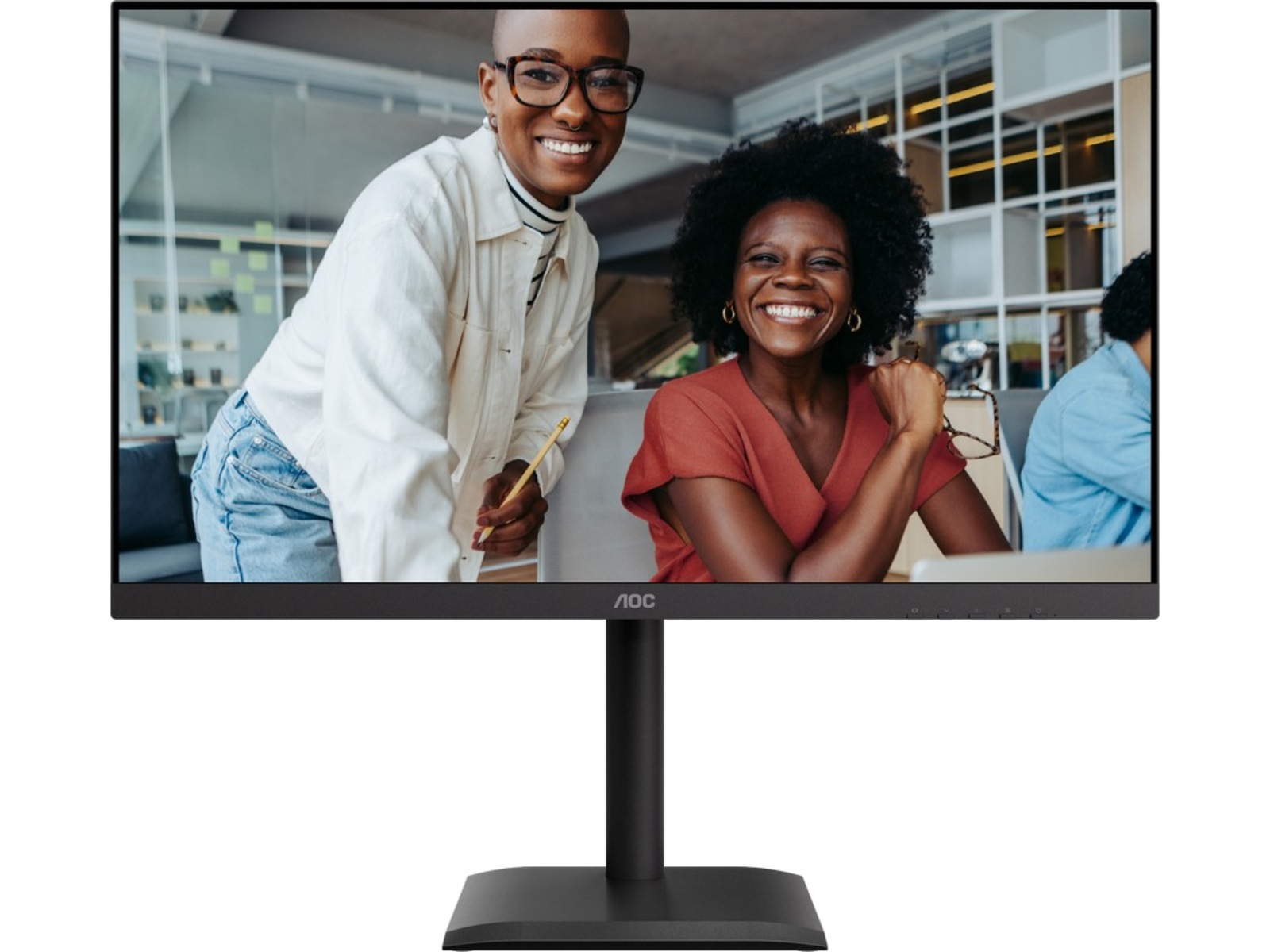 AOC 27" 4K-skjerm U27E4CV 3840x2160 IPS, 4ms, 1200:1, RJ45, 2xHDMI/DP/USB-C(90w)