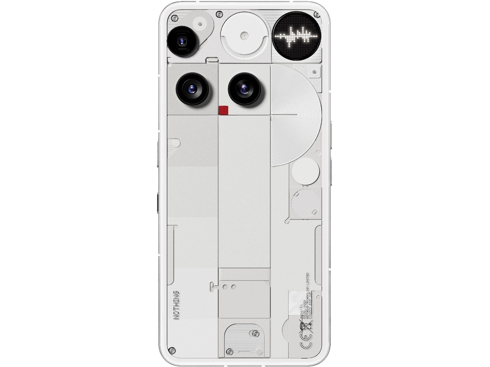 Nothing Phone (3) 256GB (hvit) -B-Grade Demo mobiltelefoner