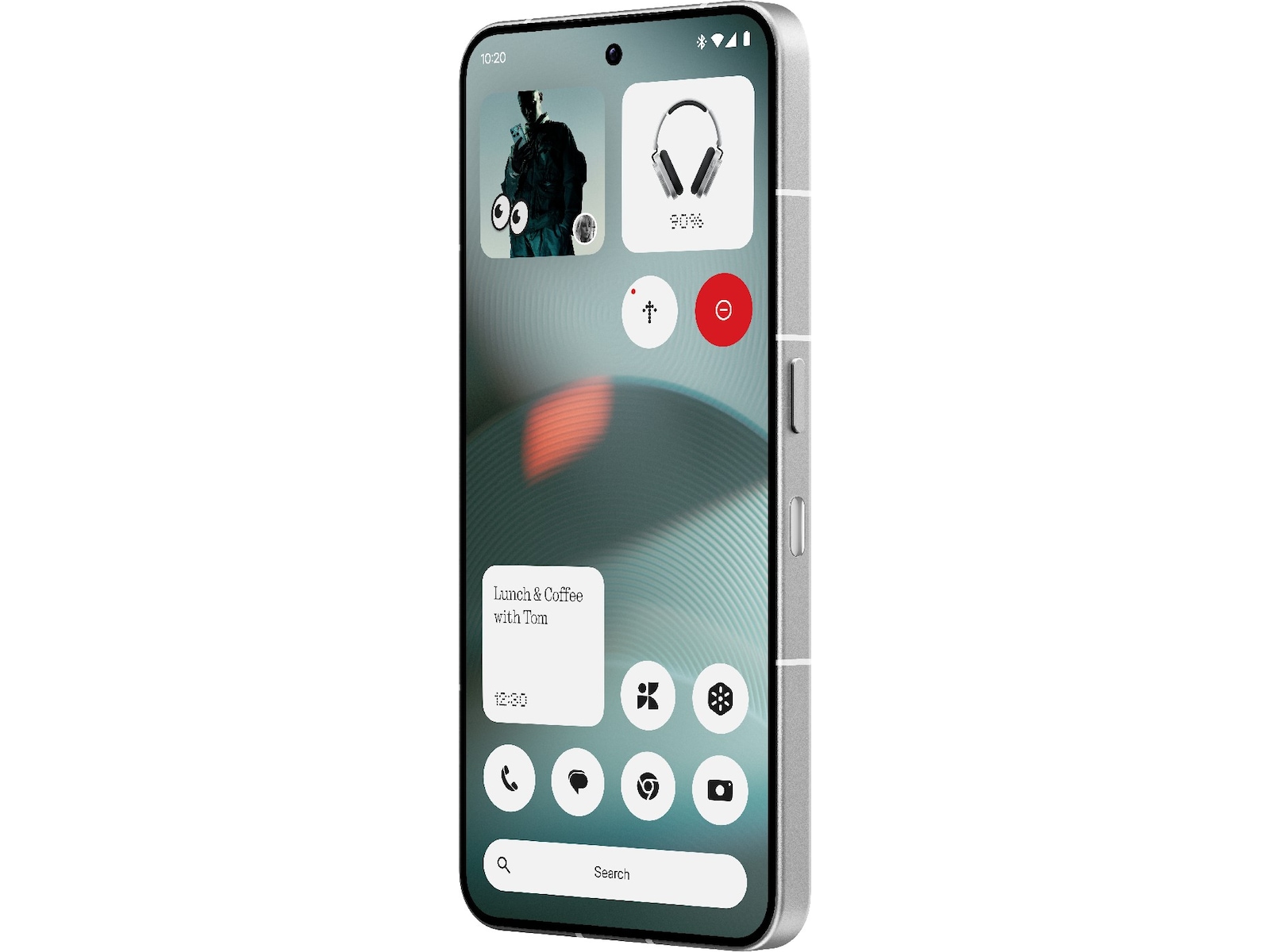 Nothing Phone (3) 256GB (hvit) -B-Grade Demo mobiltelefoner