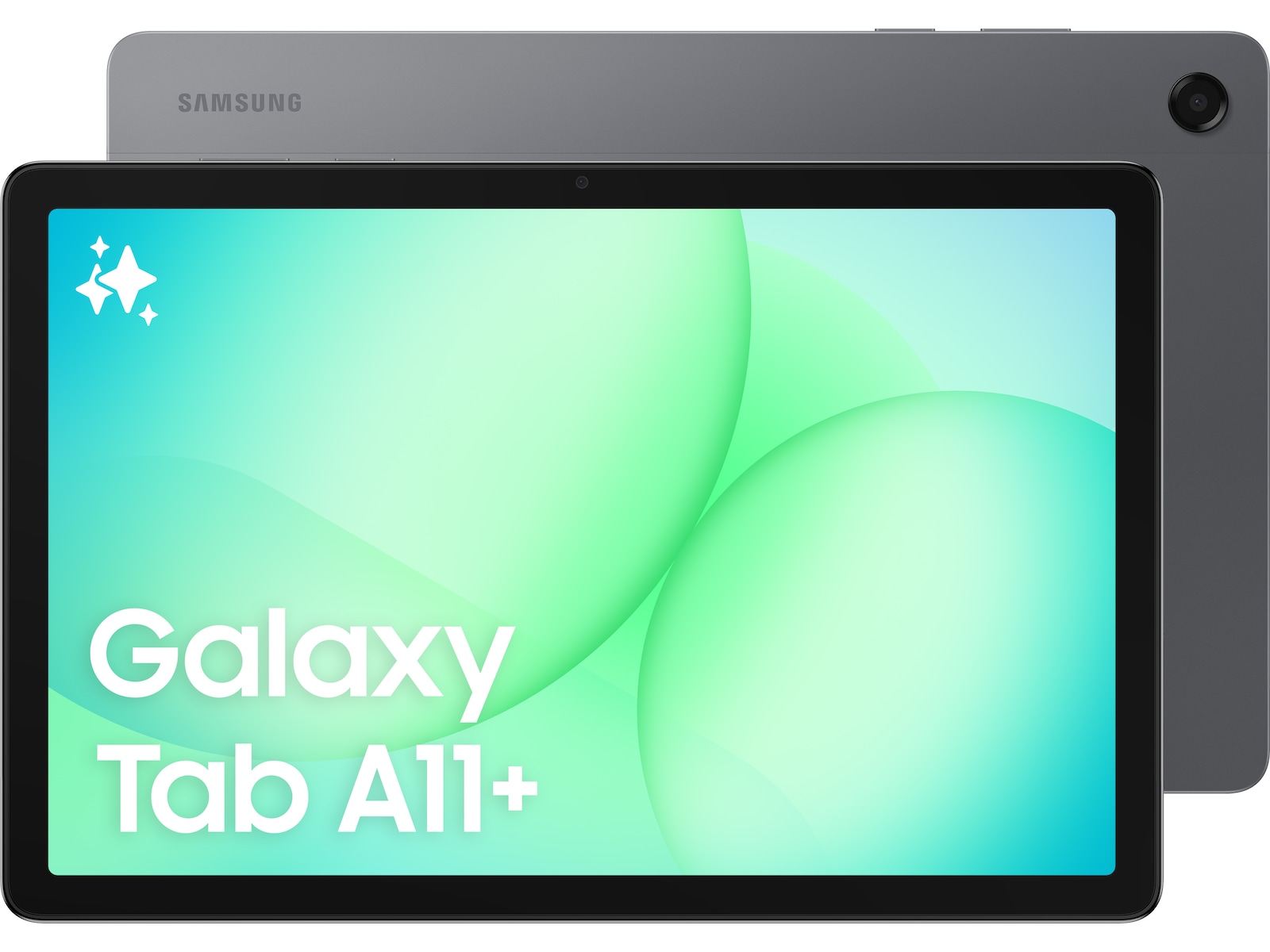Galaxy Tab A11+ WiFi 256GB (grå) Nettbrett 11” (1920x12000) TFT, 8GB+256GB lagring, USB-C, 7040 mAh, microSD