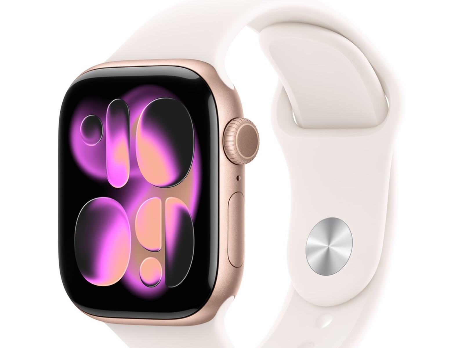 Apple Watch Series 11 GPS 42mm Aluminium (rosegull) -B-Grade Demo klokker