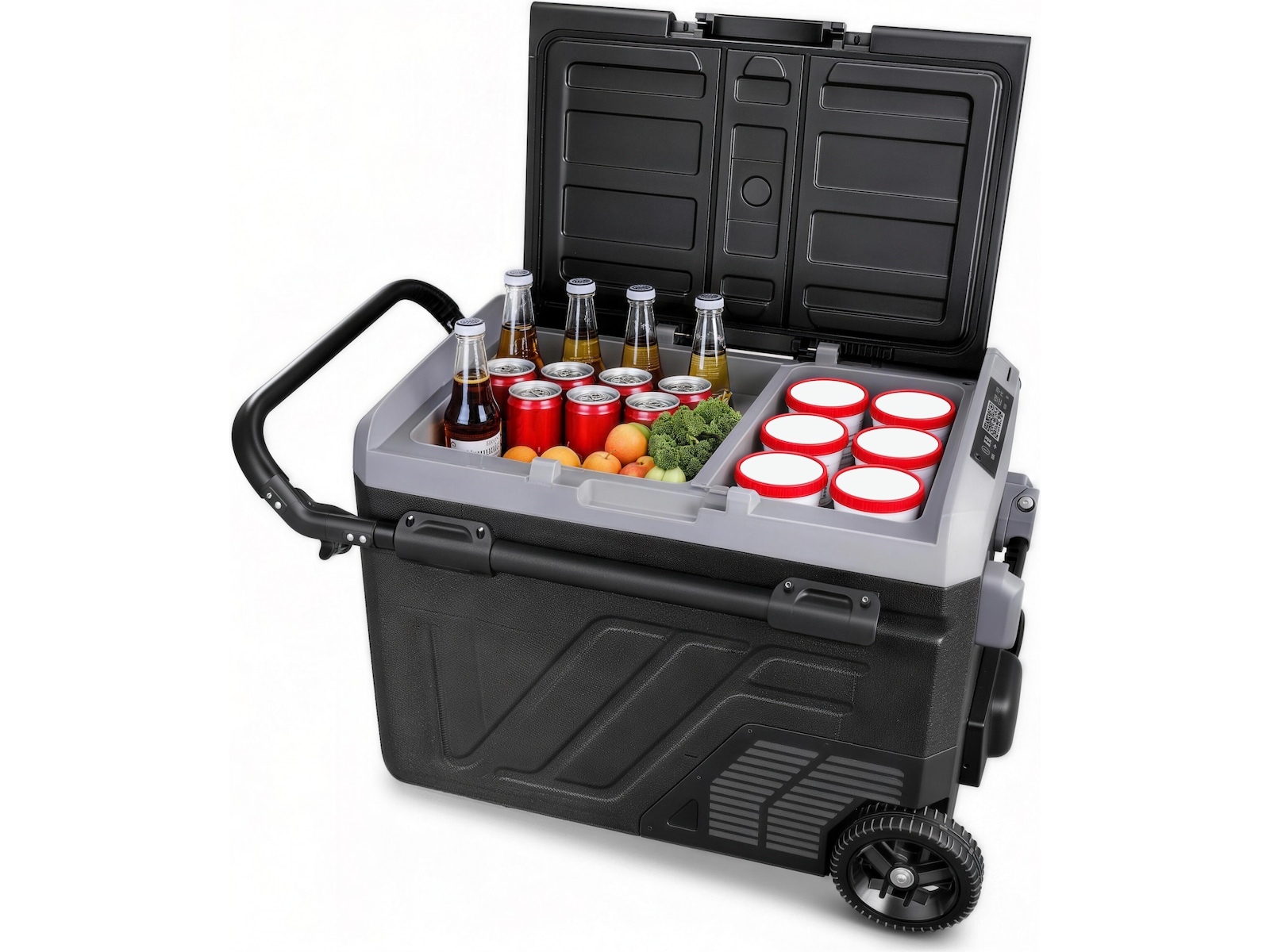 Freev Cooler Box 50L -20°C 12 timers batterilevetid Minikjøleskap