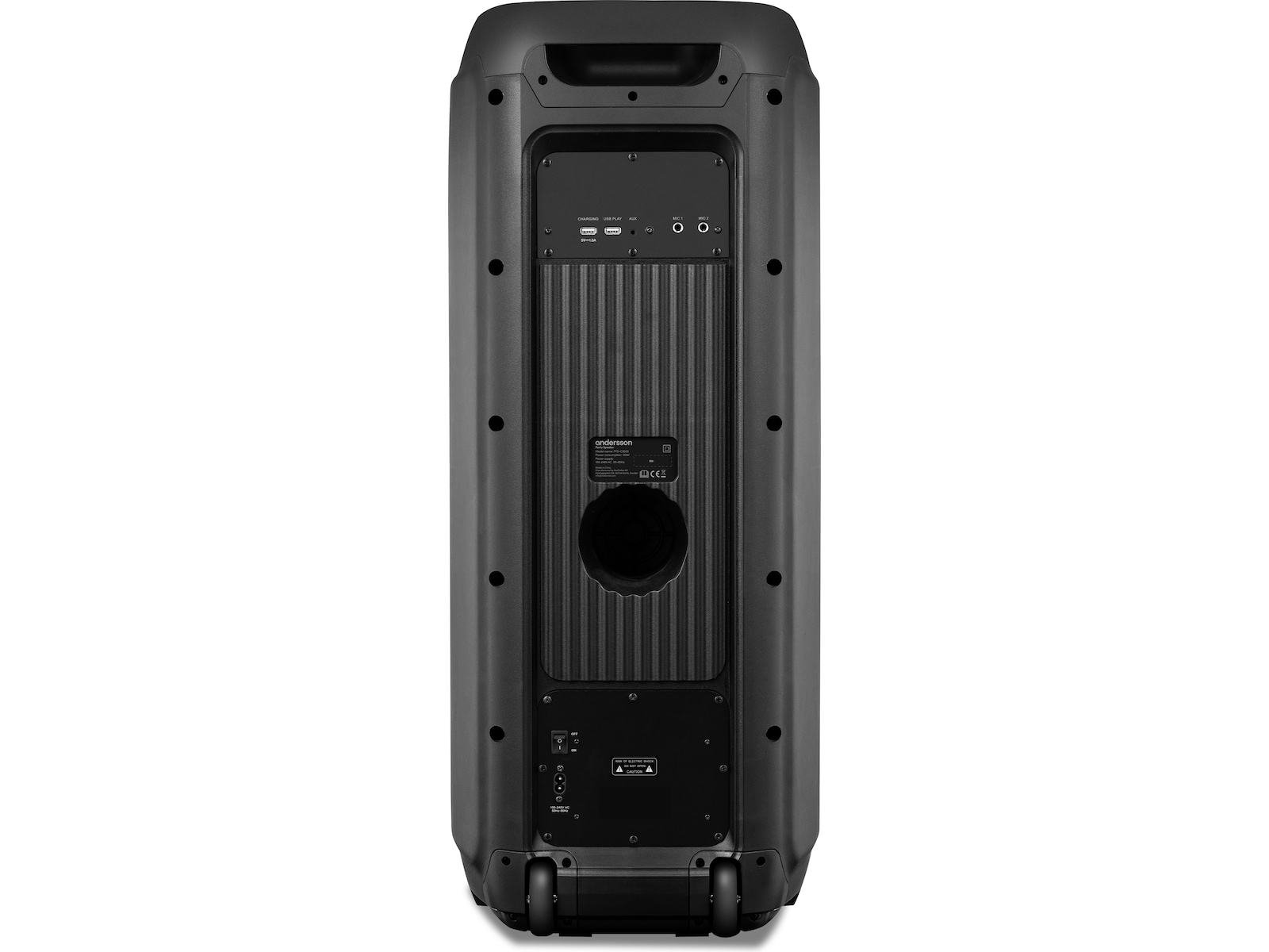 Andersson Party Speaker 240W Dual 9" Subwoofers Trådløs / Bluetooth-høyttaler