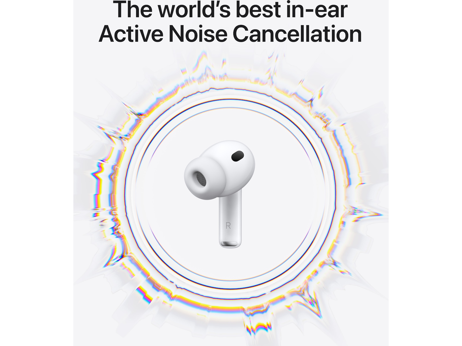 Apple AirPods Pro 3 Trådløse Ørepropper, In-Ear (hvit) -B-Grade Demo headset
