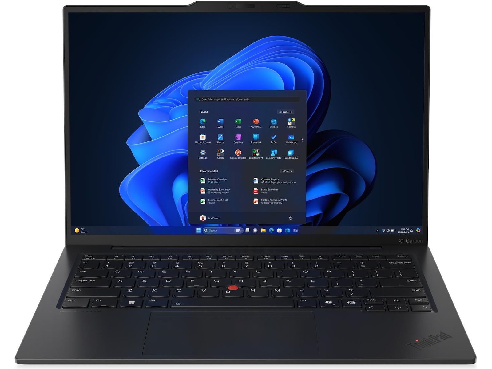 Lenovo ThinkPad X1 Carbon G13 Aura 14" WUXGA Copilot+ PC Intel Arc Graphics, Core Ultra 5 228V, 32 GB RAM, 512 GB SSD, Windows 11 Pro