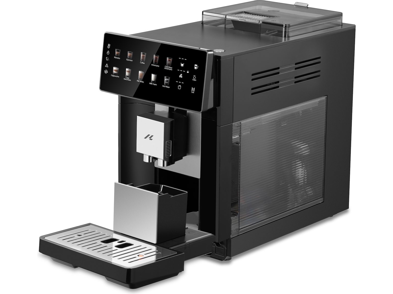 Loeffen LFFM1000 kaffemaskin med 10 drikkemodus og cold brew Espressomaskiner