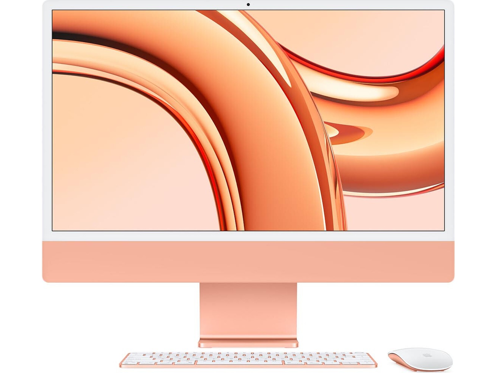 iMac 24 4.5K (2024) 256GB (oransje) Stasjonær PC