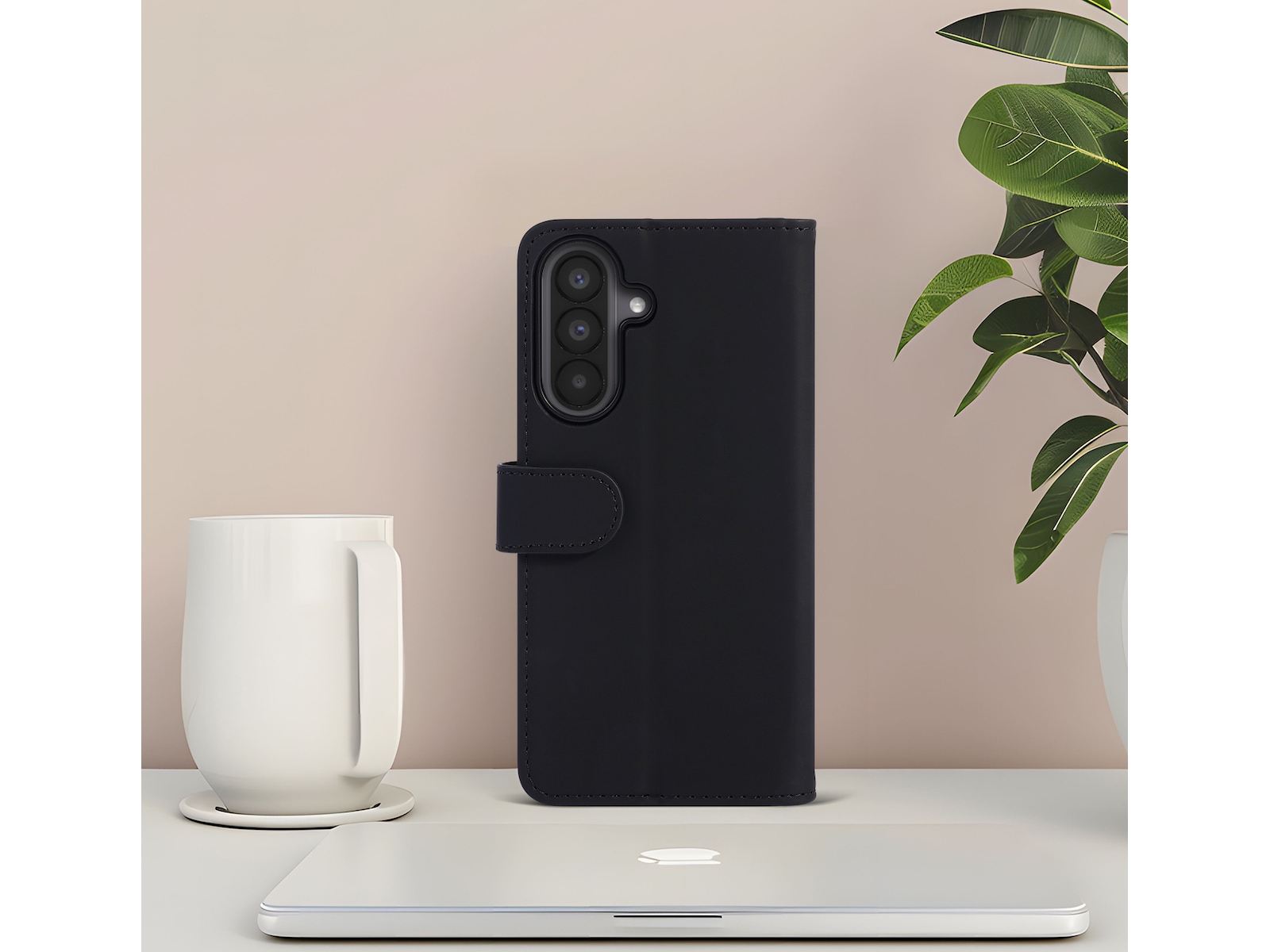 iiglo Galaxy A57 Lommebokdeksel (sort) Mobildeksel