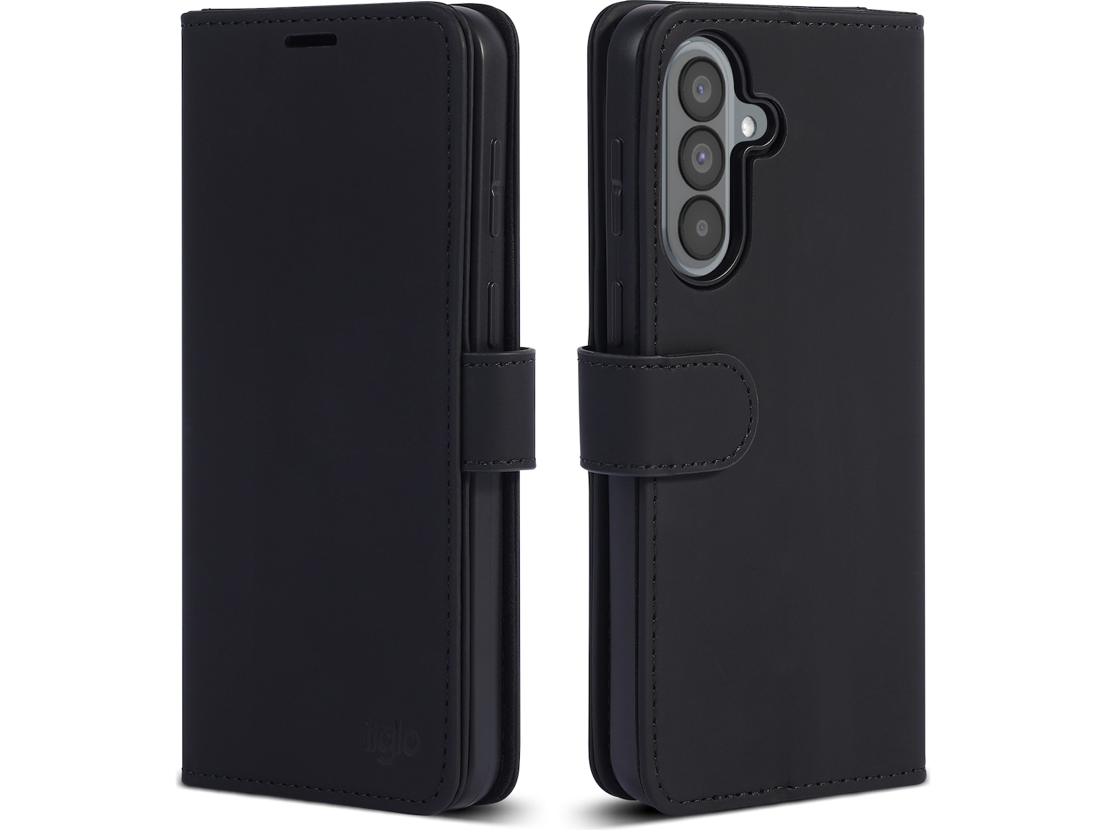 iiglo Galaxy A37 Lommebokdeksel (sort) Mobildeksel