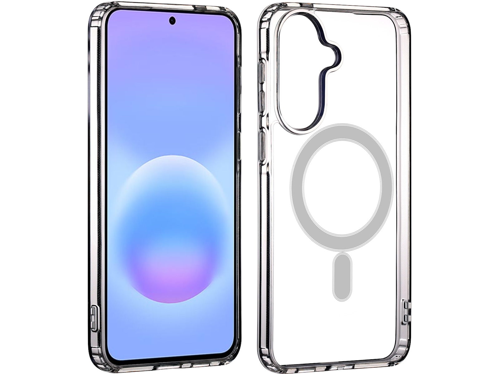iiglo Galaxy A57 Magnetic clear case (gjennomsiktig) Mobildeksel