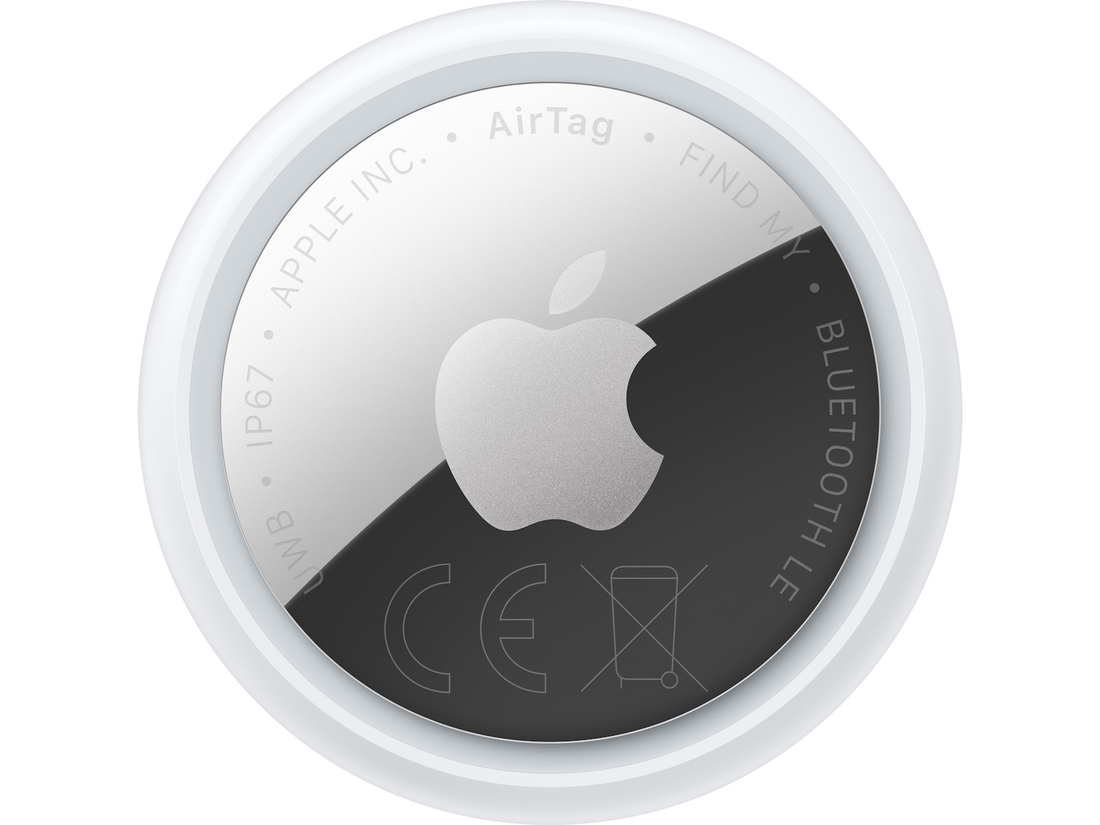 Apple AirTag (2. gen.) sporingsbrikke - 1 Pack Sporingsbrikke & GPS