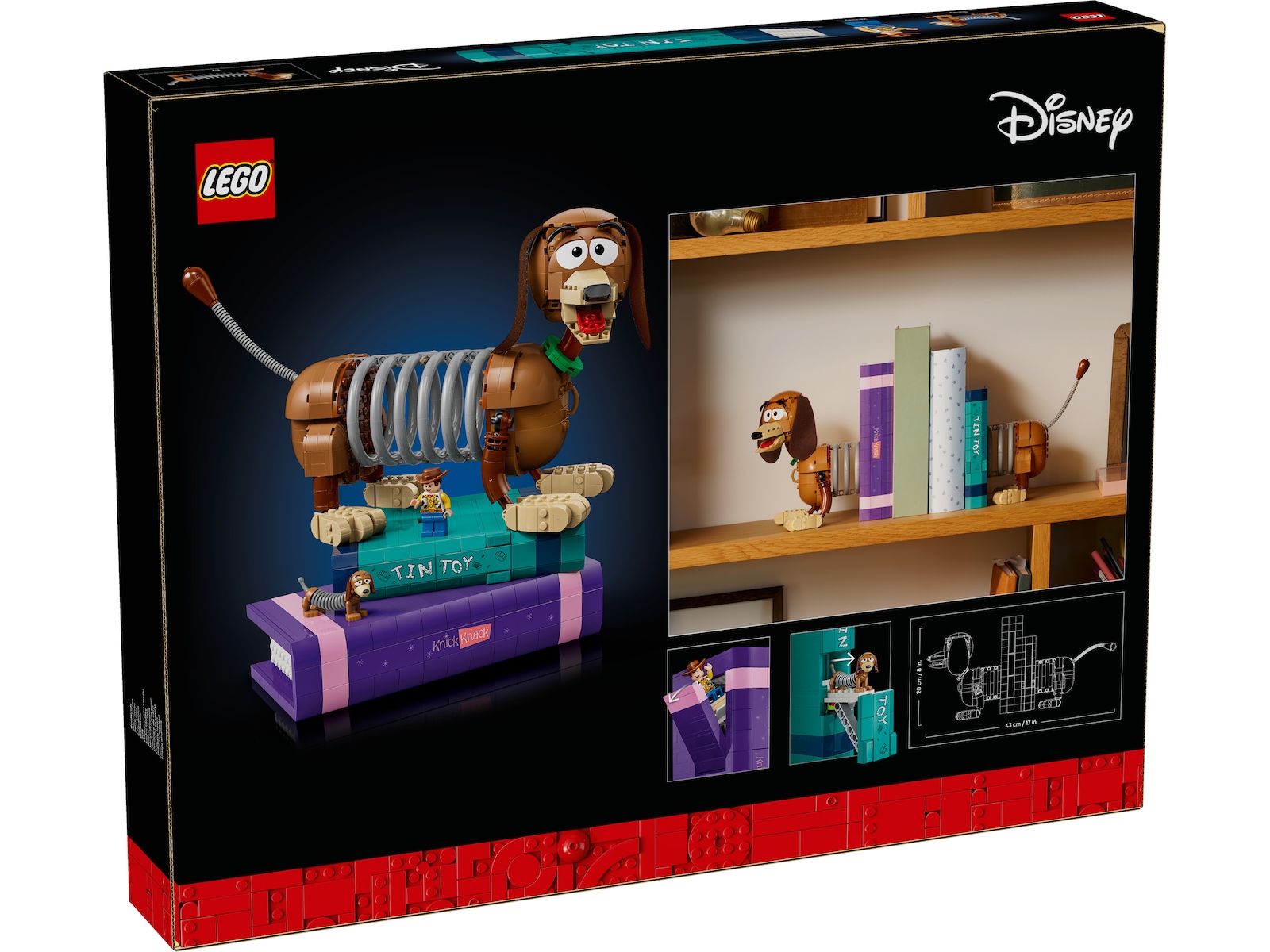 LEGO Disney og Pixar Slinky Dog Bokstøtter 43301 LEGO