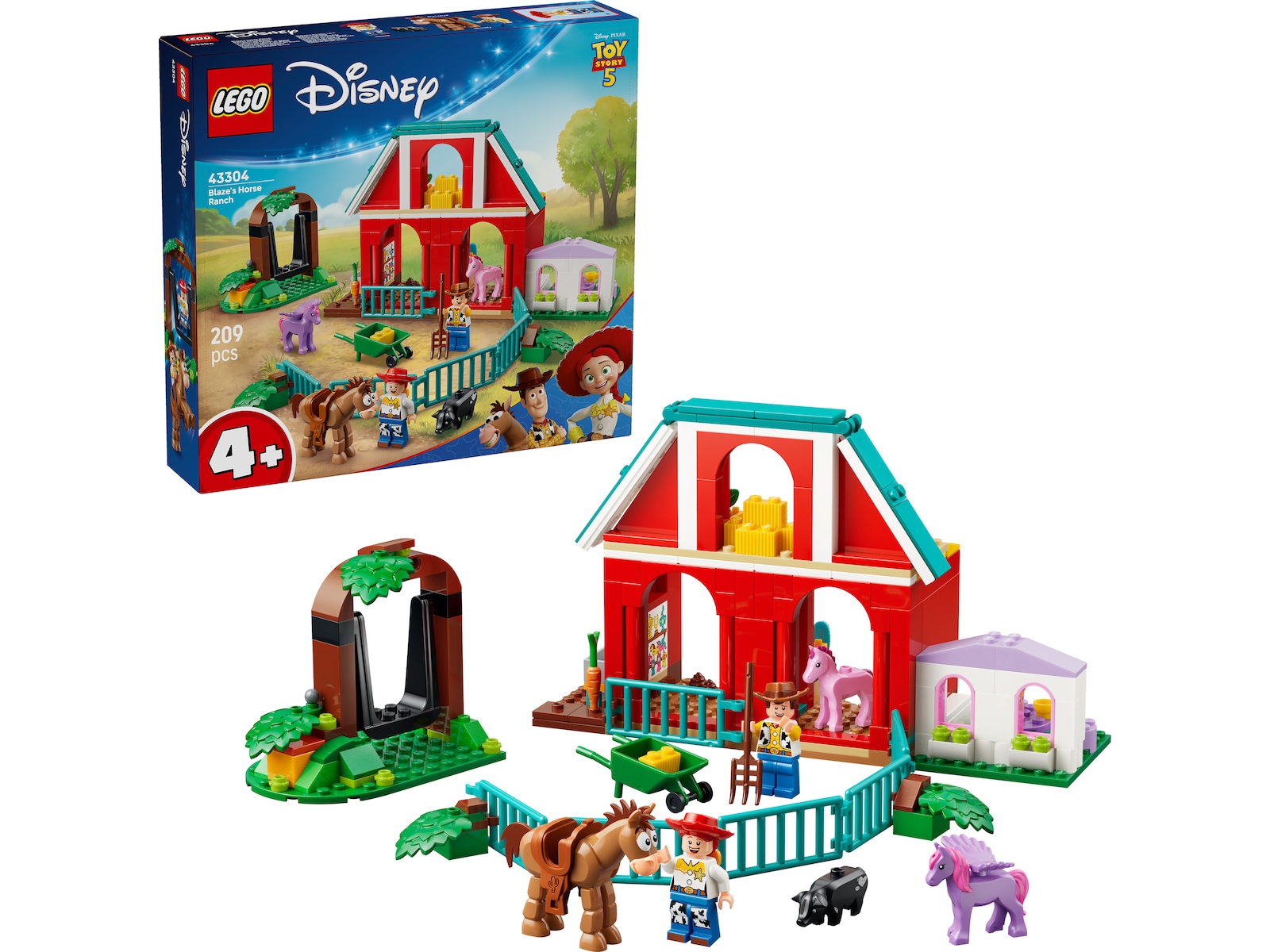 LEGO Disney Pixar Toy Story Blazes hestegård 43304 LEGO