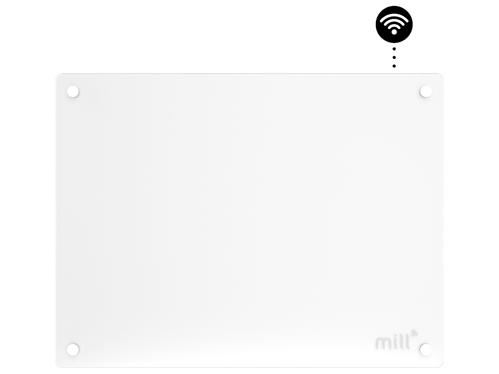 Mill Glass Smart WiFi Gen 4 panelovn 400W -B-Grade Demo hjem & fritid