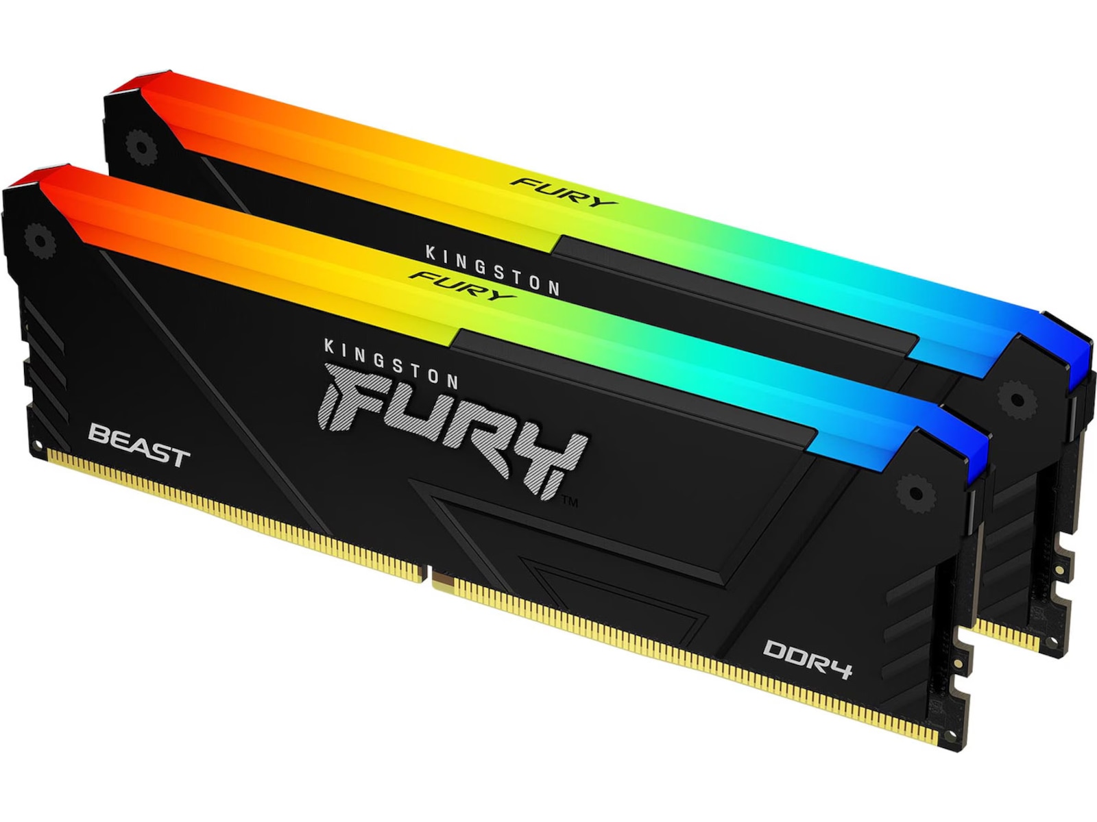 Kingston FURY Beast Black RGB DDR4 3200MHz 16GB -B-Grade Demo minne (ram)