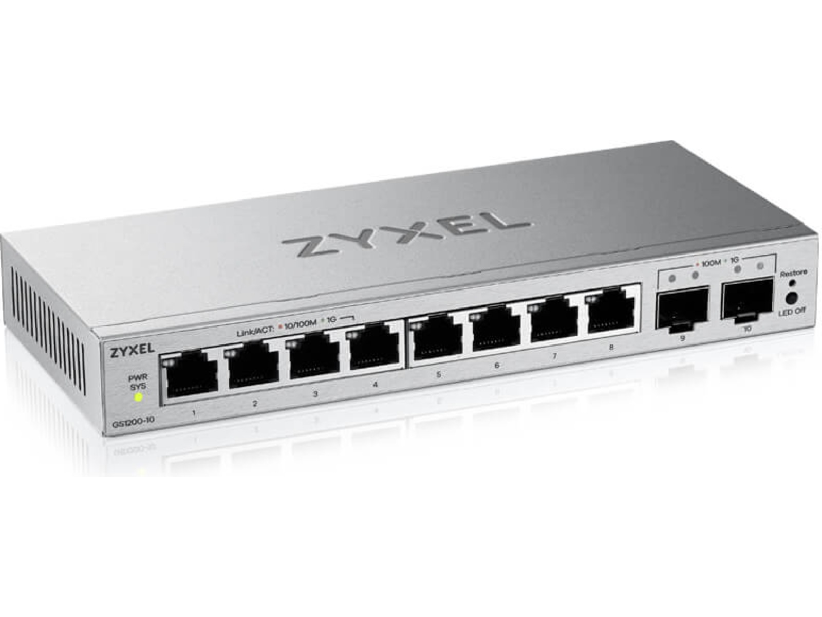 Zyxel GS1200-10V3-EU0101F switch 10 port gigabit