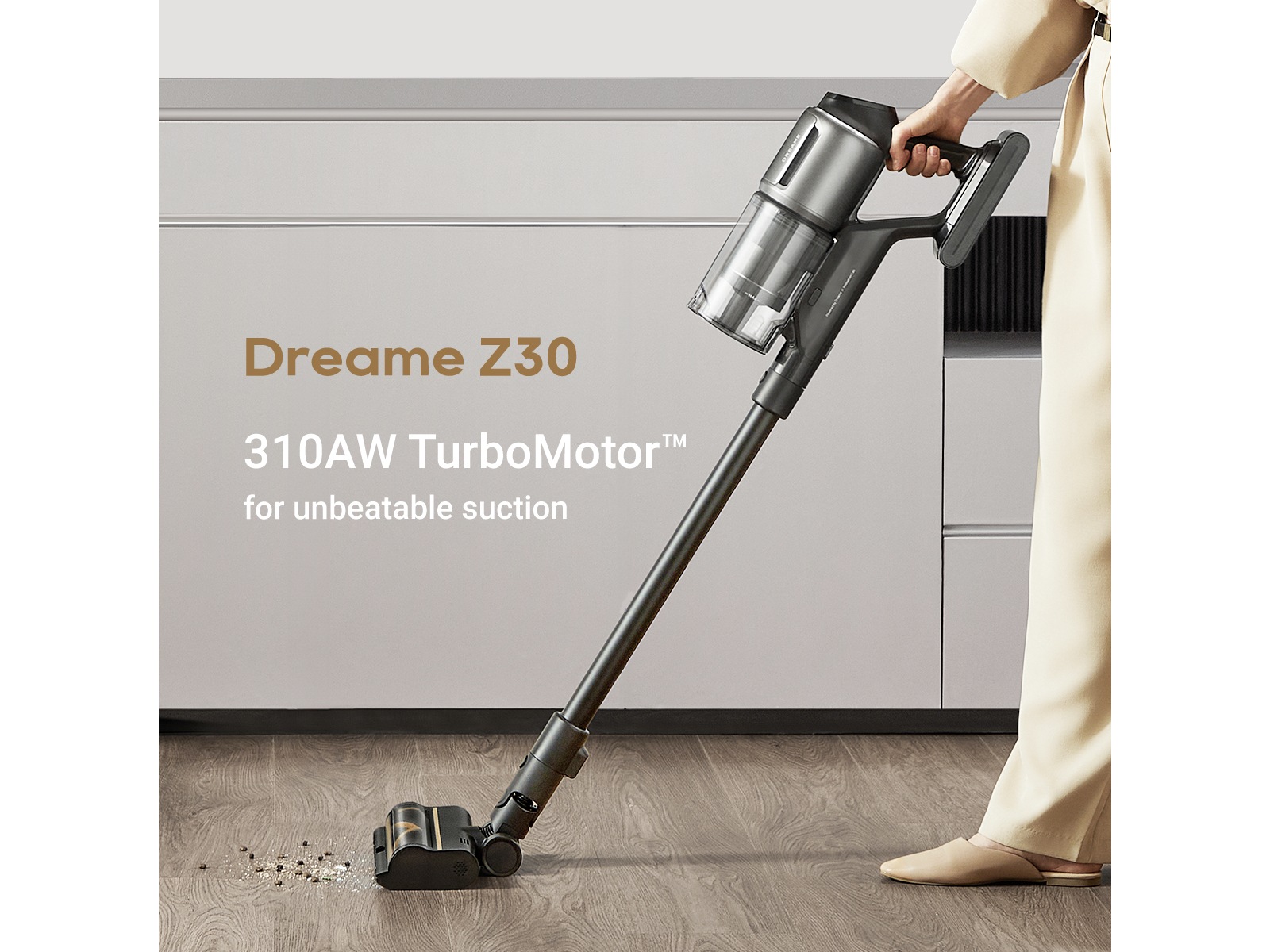 Dreame Z30 trådløs støvsuger (sort) -B-Grade Demo hjem & fritid