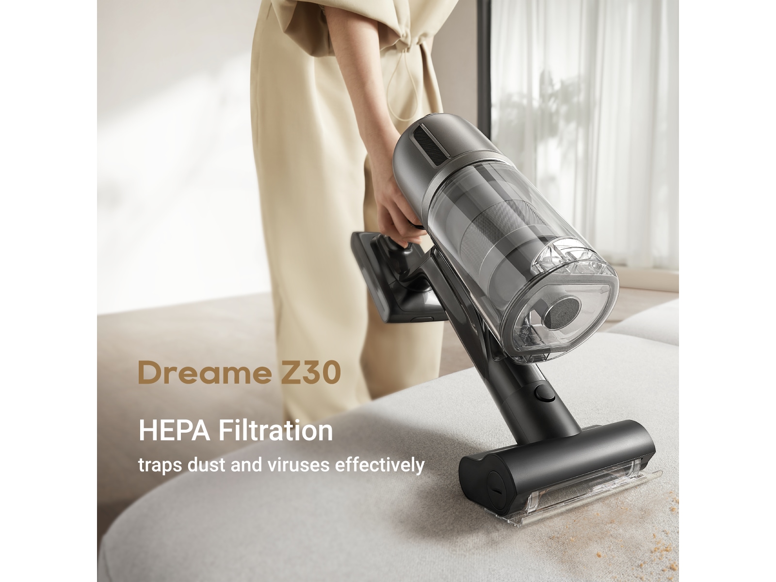 Dreame Z30 trådløs støvsuger (sort) -B-Grade Demo hjem & fritid