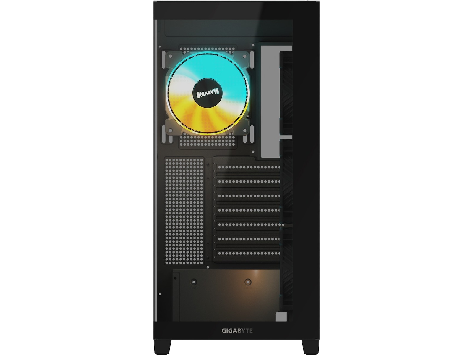 Gigabyte C500 Panoramic Stealth Mid Tower (sort) Midi tower