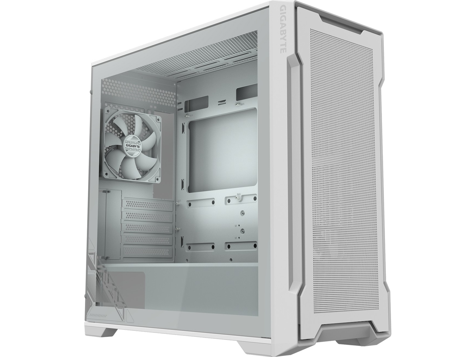 Gigabyte C102 Glass ICE Mid Tower (hvit) Mini/Micro/Nano tower