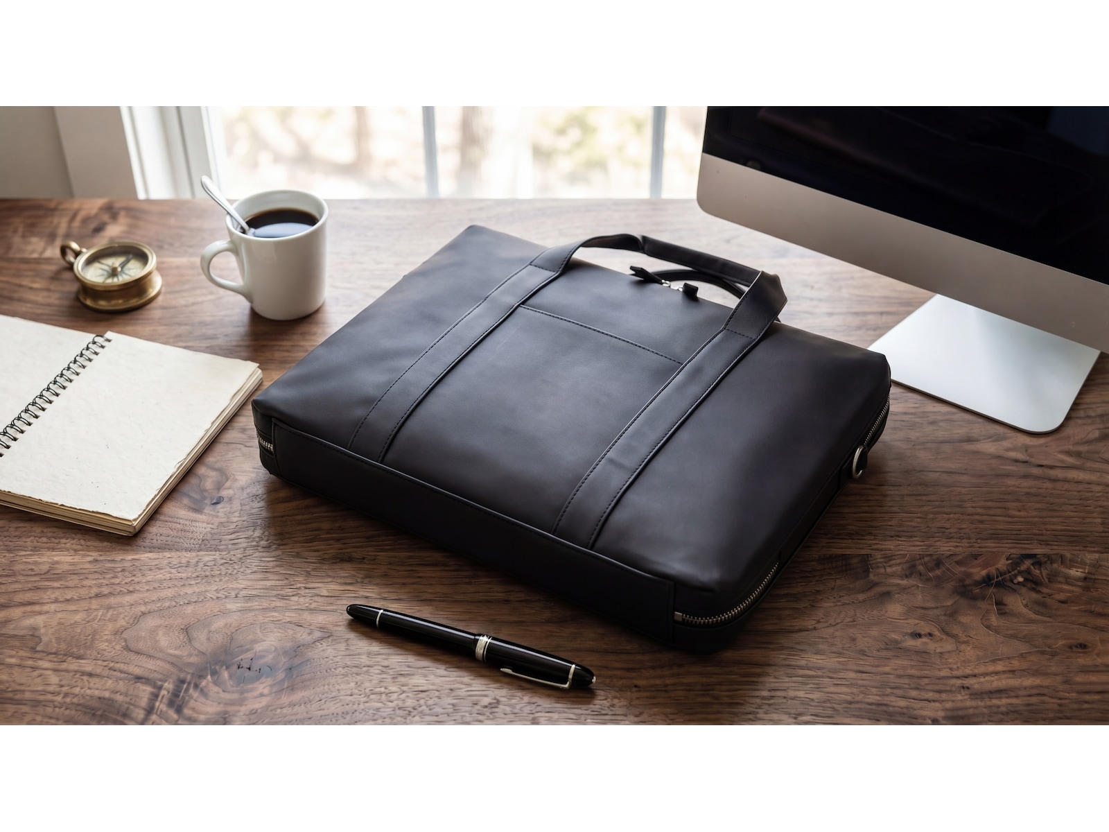 Andersson Laptopveske 16" PU-skinn (sort) Ryggsekk, veske & mappe