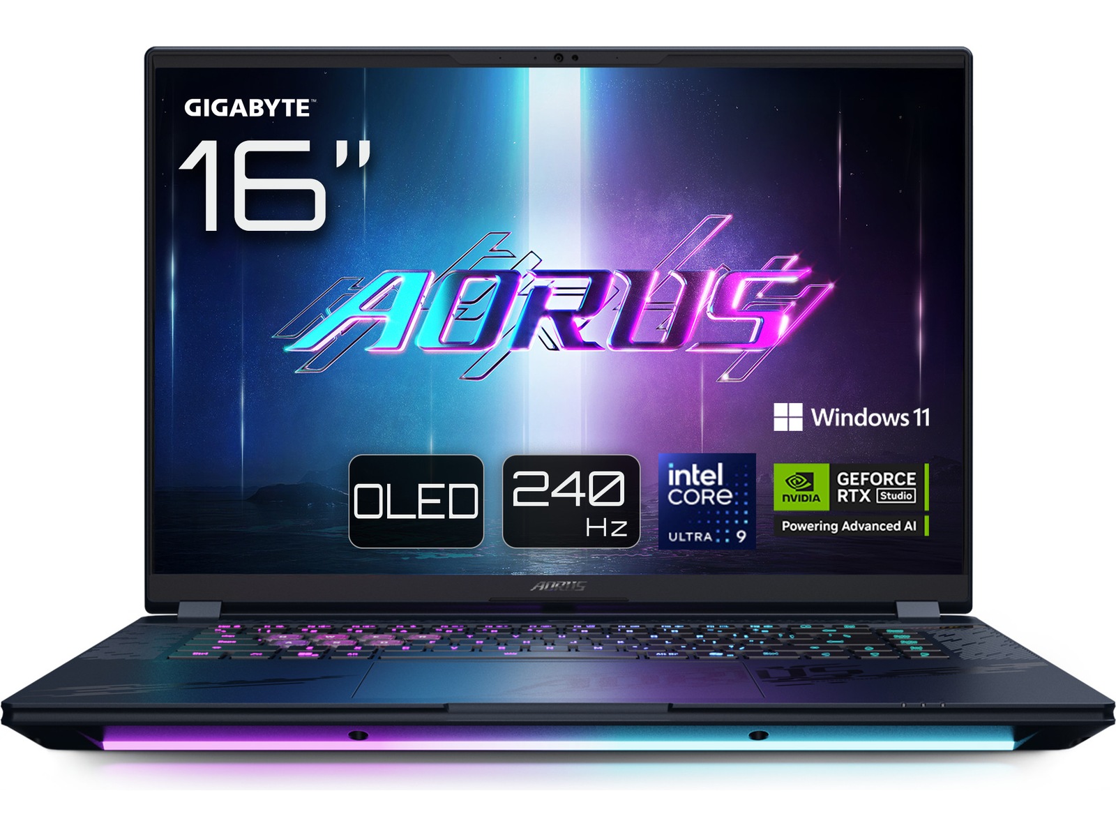 GIGABYTE AORUS MASTER 16 16" OLED 240Hz Gaming laptop