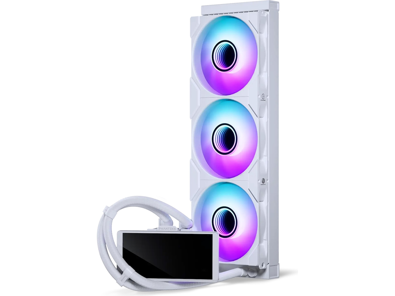 Phanteks Glacier One 36025 LCD Kjøler (hvit) CPU - Vannkjøling