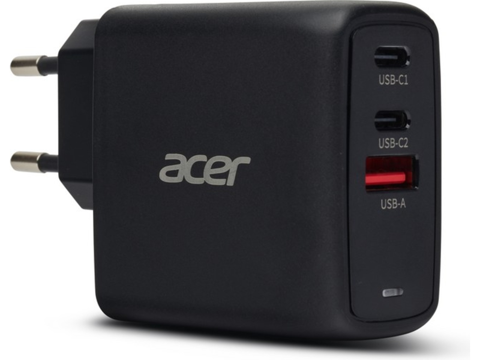 Acer 67W GaN PD-lader med 3 porter Batteri og lader
