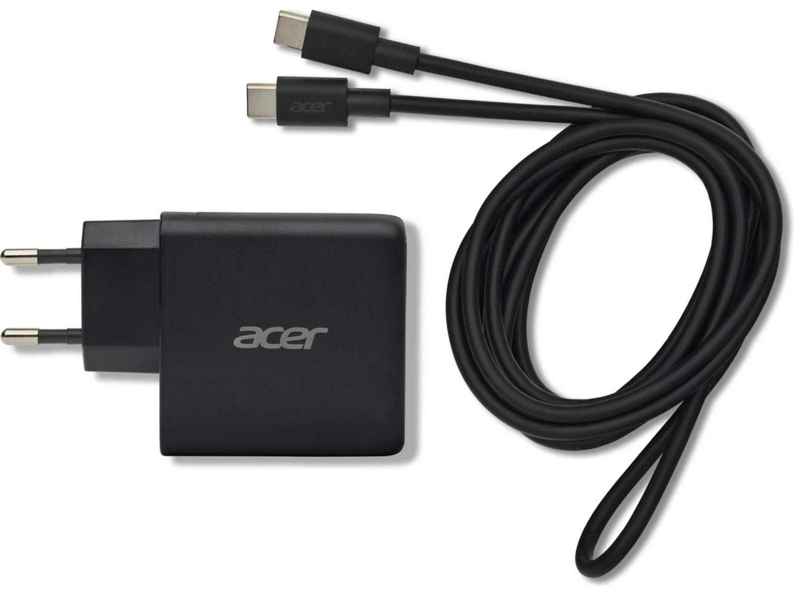 Acer 67W GaN PD-lader med 3 porter Batteri og lader