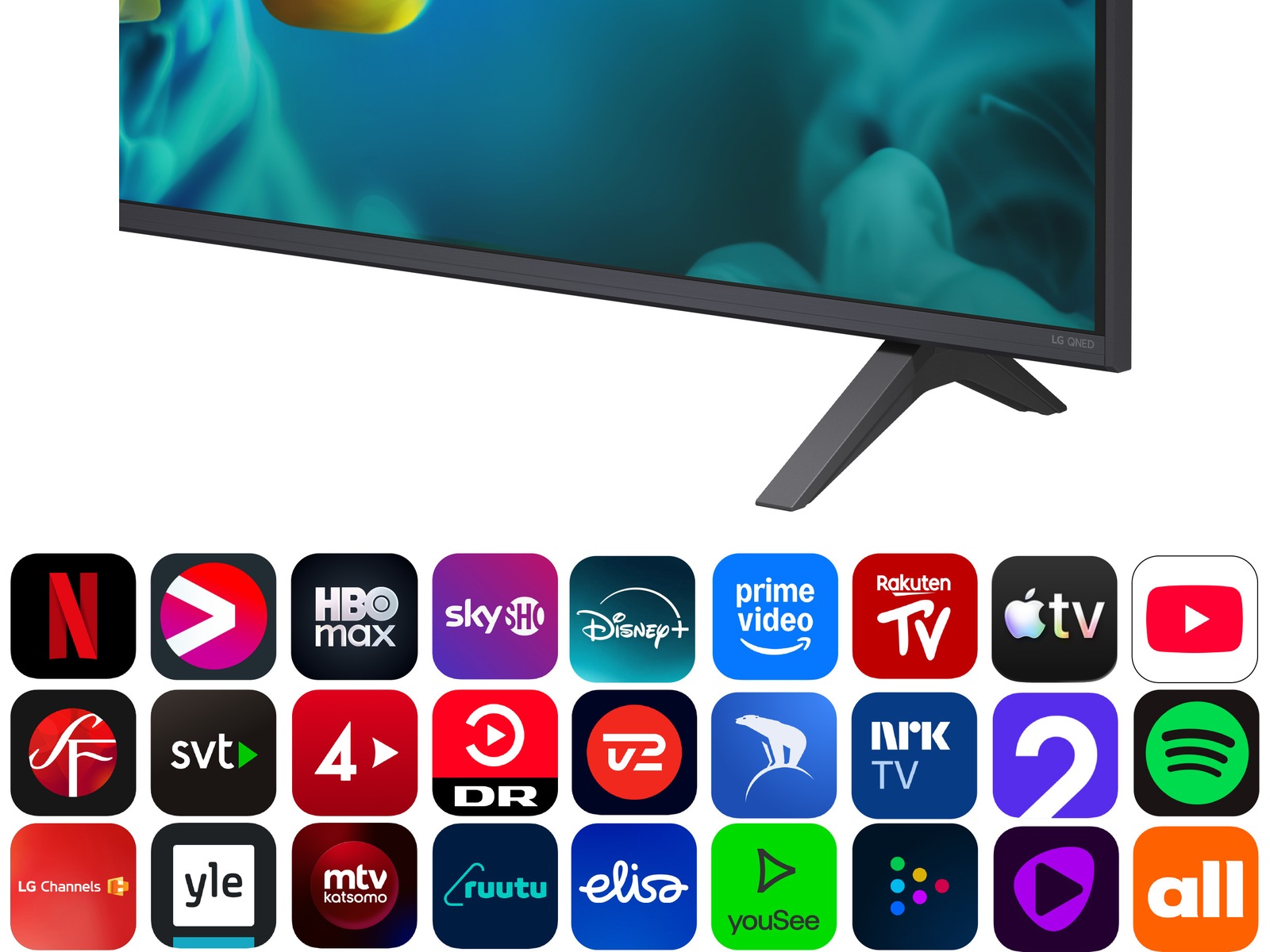 LG 55'' QNED 82B6A MiniLED 4K TV (2026) 50 - 59 tommer TV