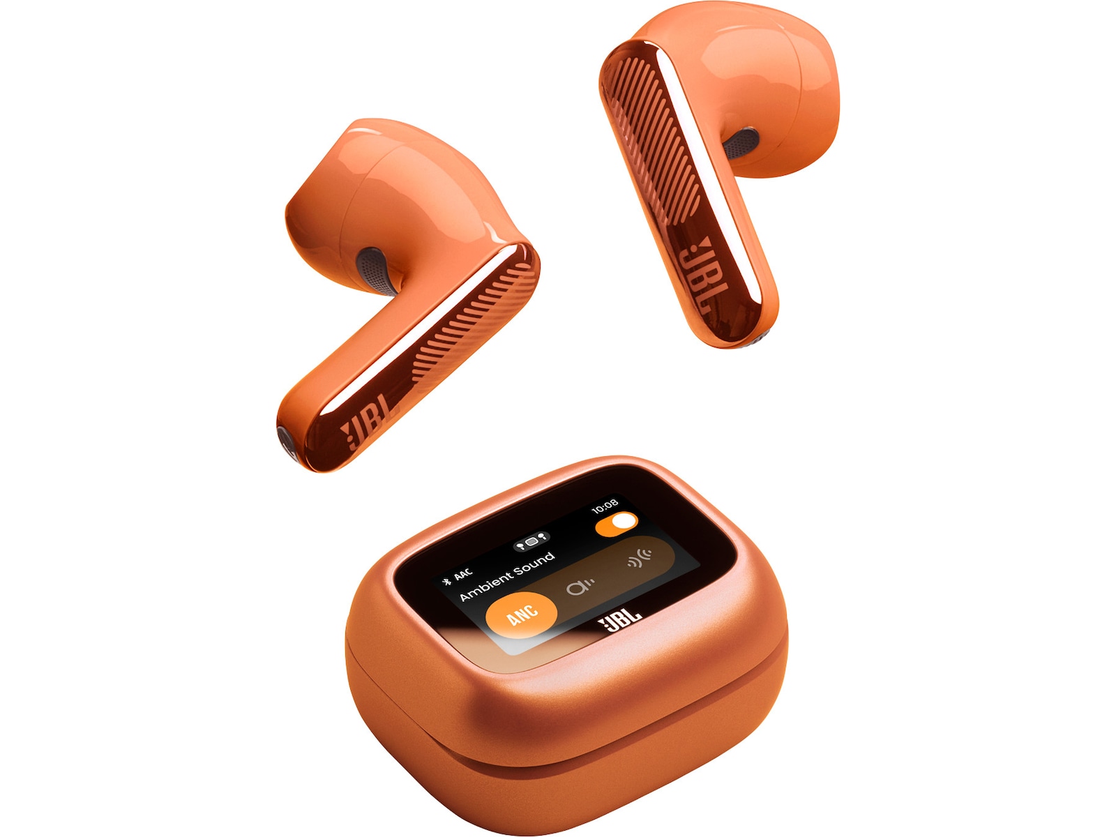 JBL LIVE FLEX 4 - Trådløse ørepropper med ANC (orange) Ørepropper