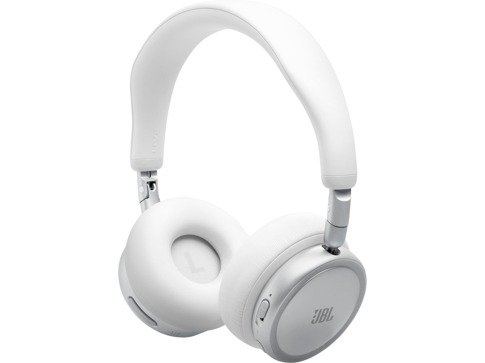 JBL LIVE 680NC Trådløse on-ear hodetelefoner (vit) Hodetelefoner