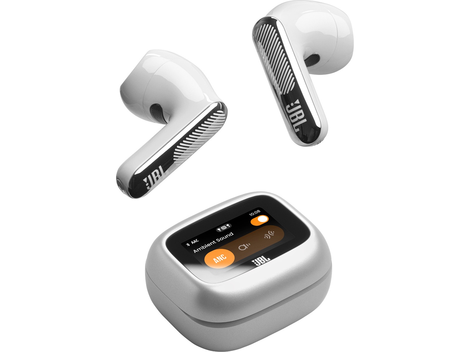 JBL LIVE FLEX 4 Trådløse ørepropper (sølv) Ørepropper