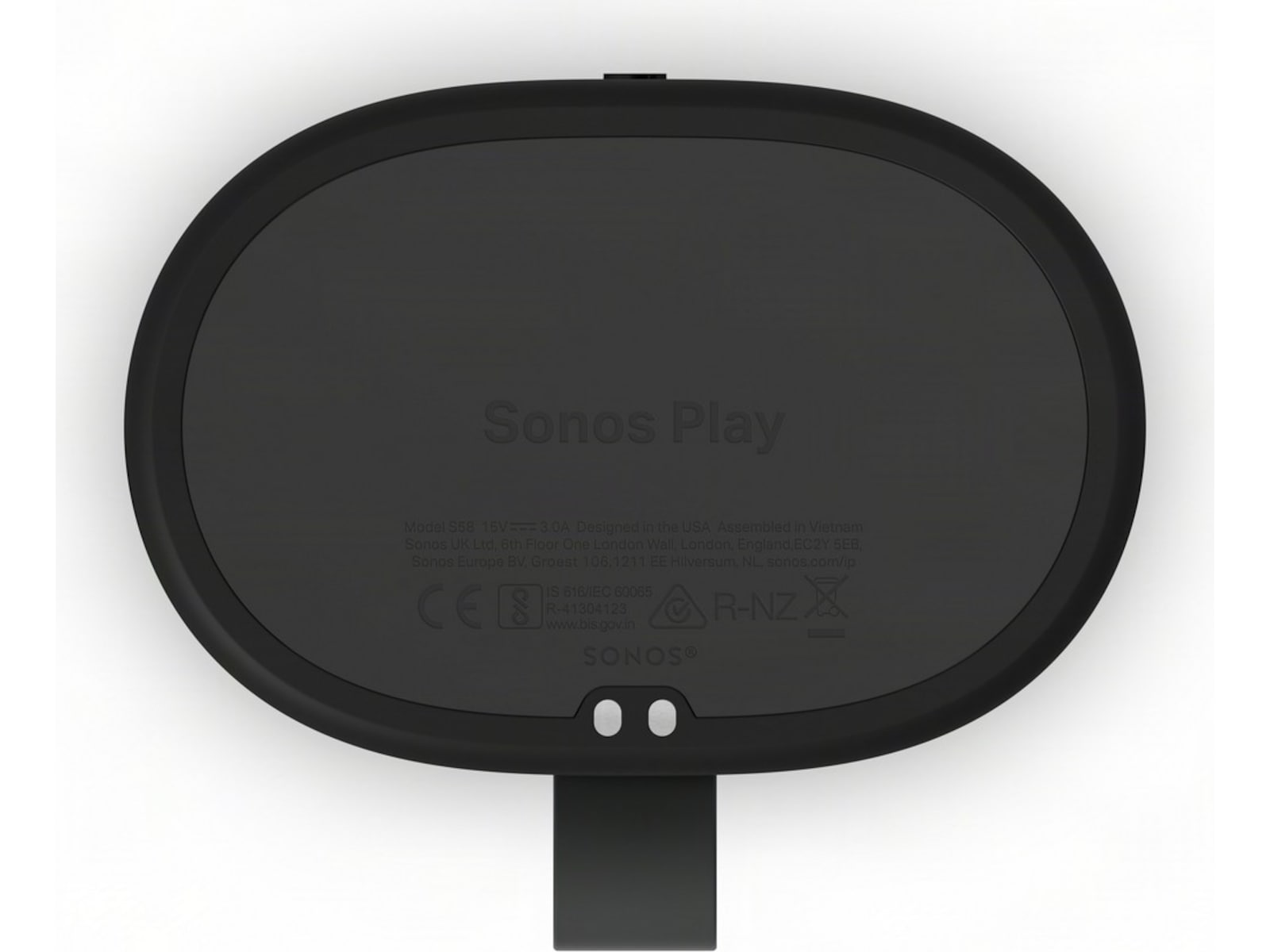 Sonos Play Trådløs Høyttaler (sort) Høyttalere
