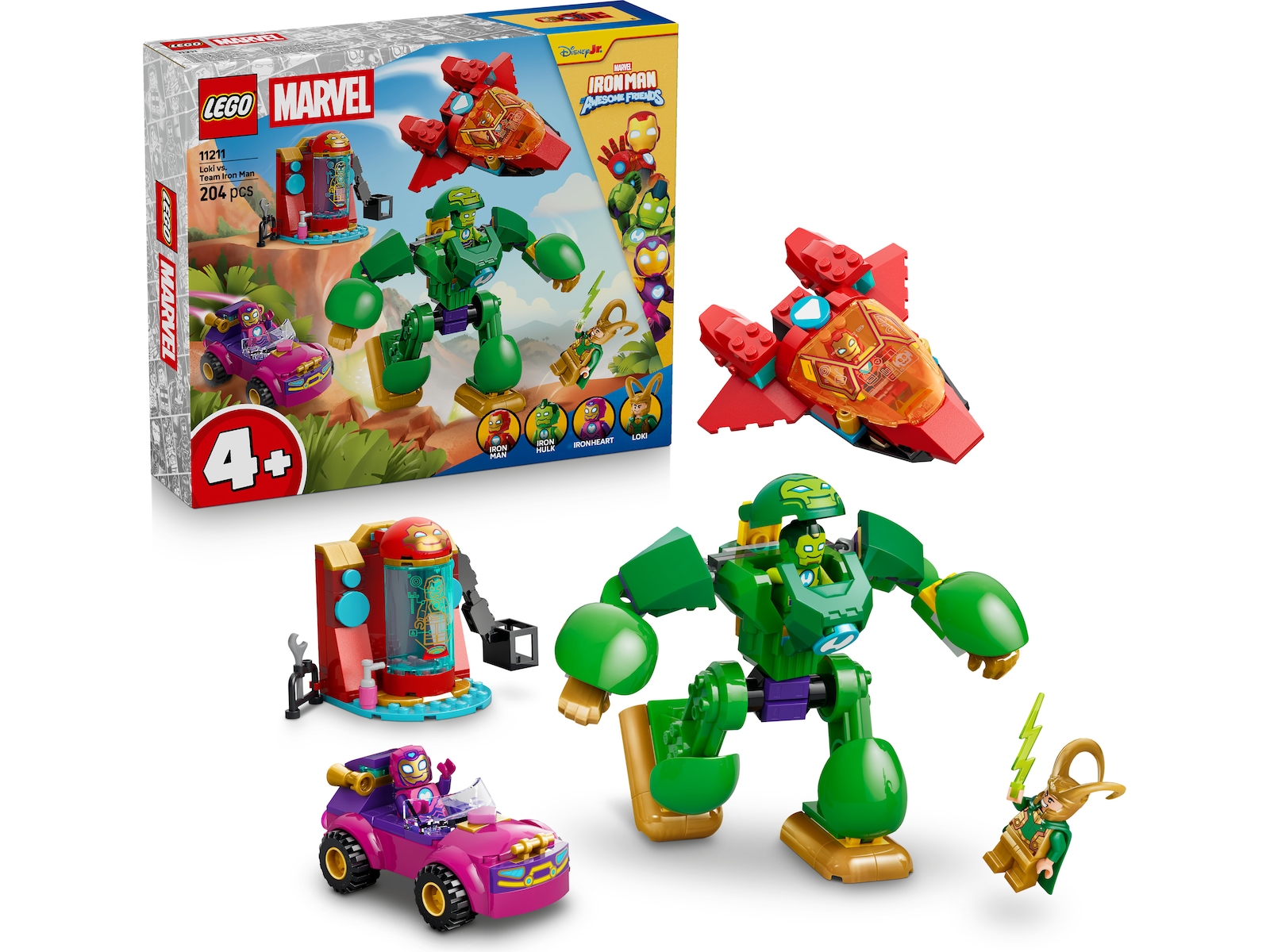 LEGO Disney Junior Marvel Loki mot Team Iron Man 11211 LEGO