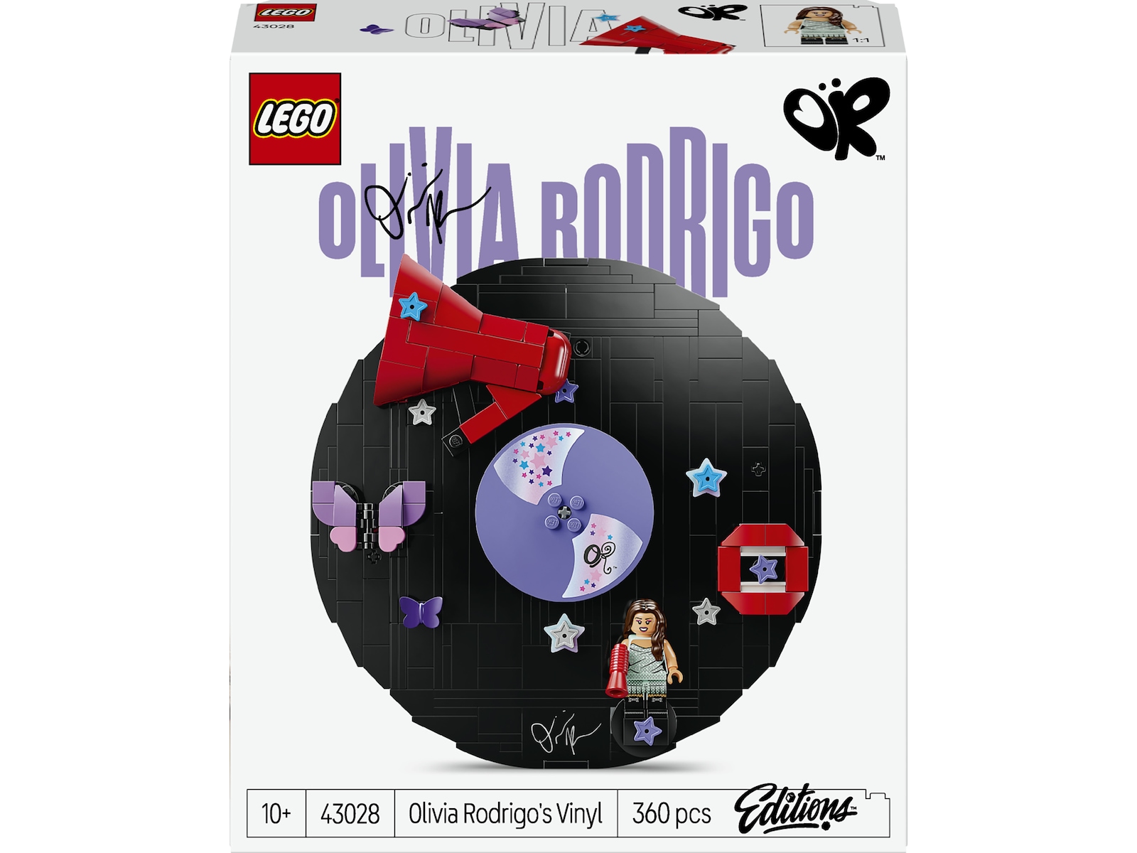 LEGO Editions Music Olivia Rodrigos vinylplate 43028 LEGO