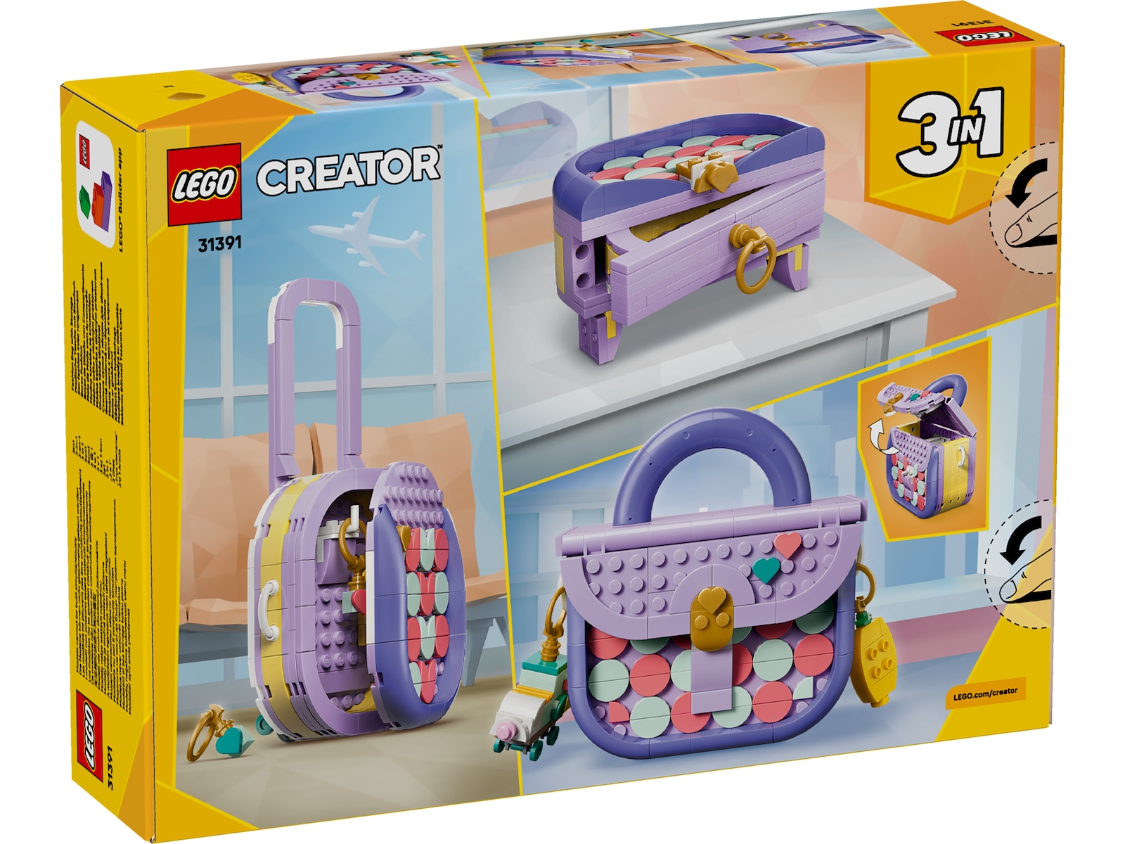 LEGO Creator 3-i-1 Trendy veske med oppbevaringsplass 31391 LEGO