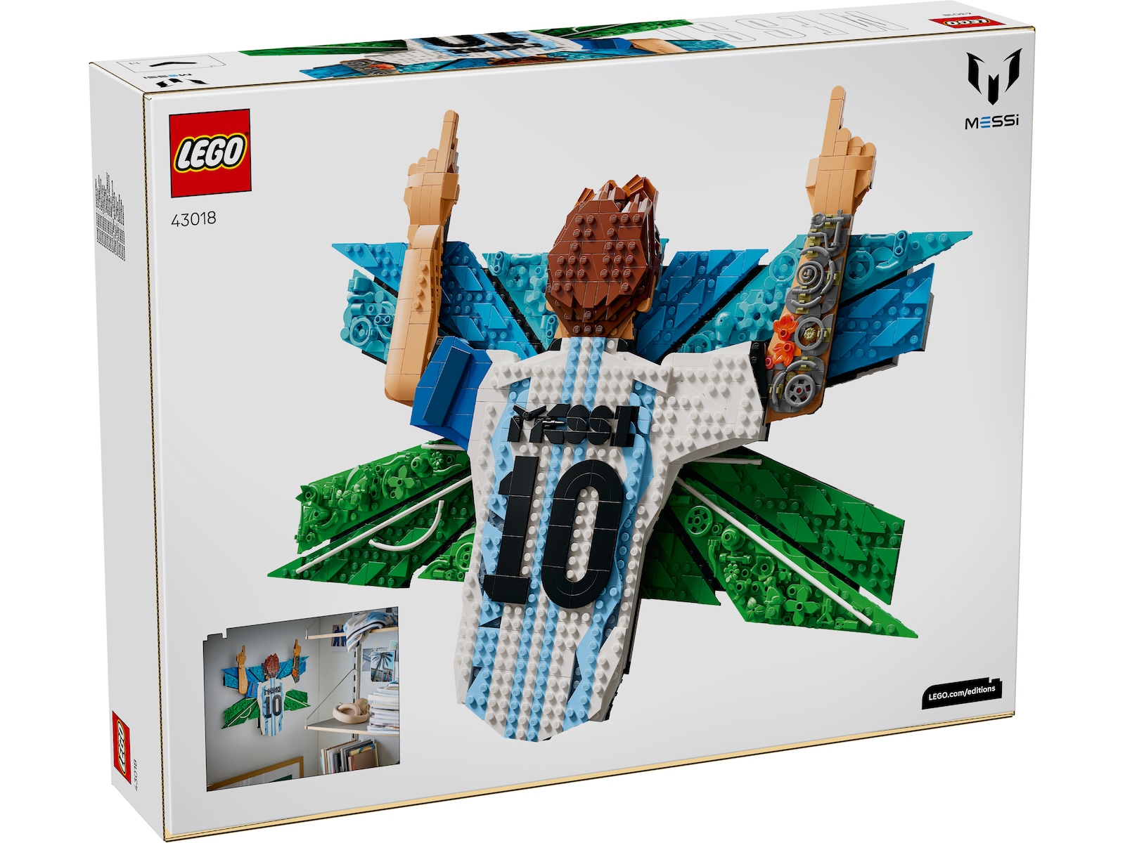 LEGO Editions Football Lionel Messi feirer seieren 43018 LEGO